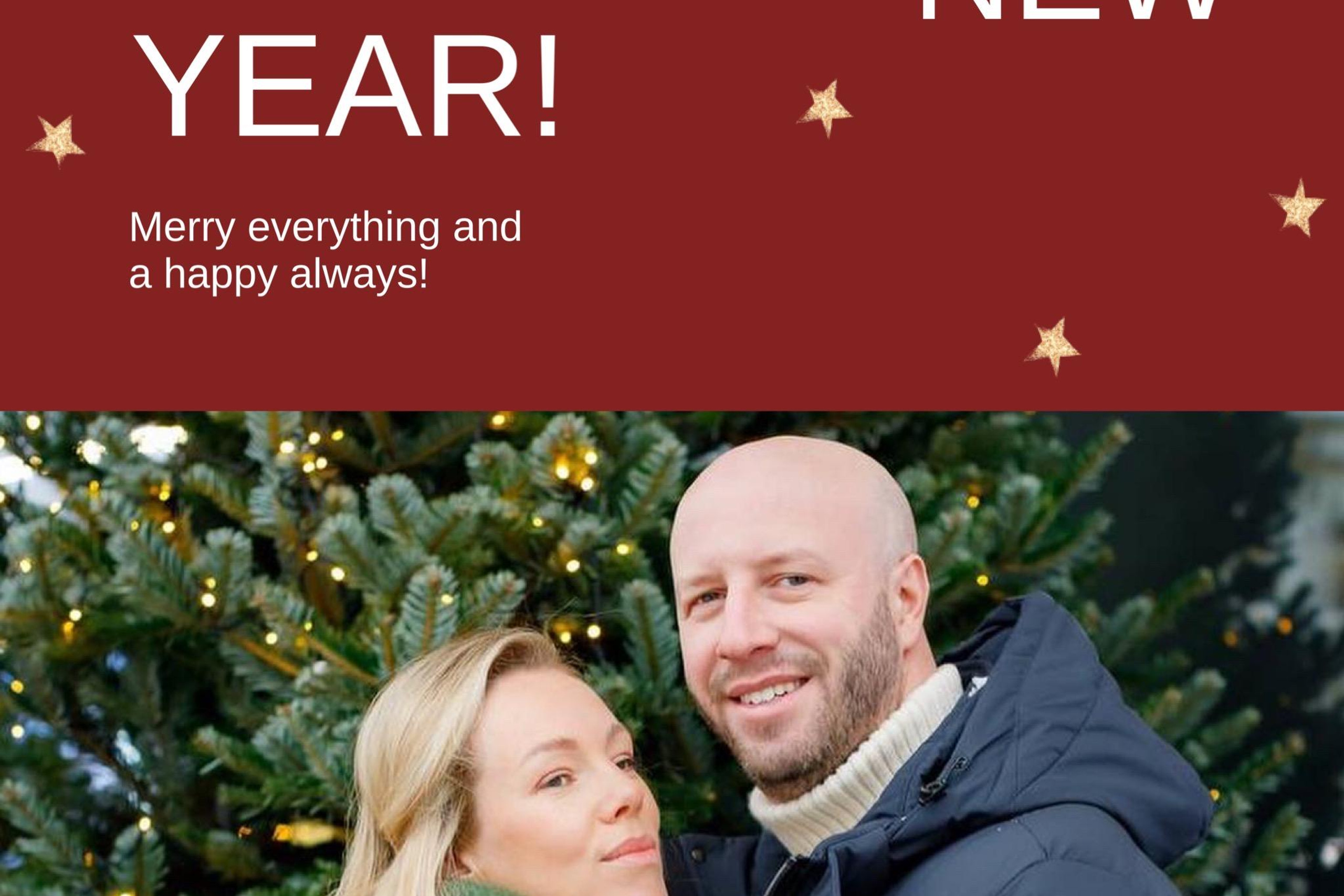 Новогодняя семейная уличная съёмка