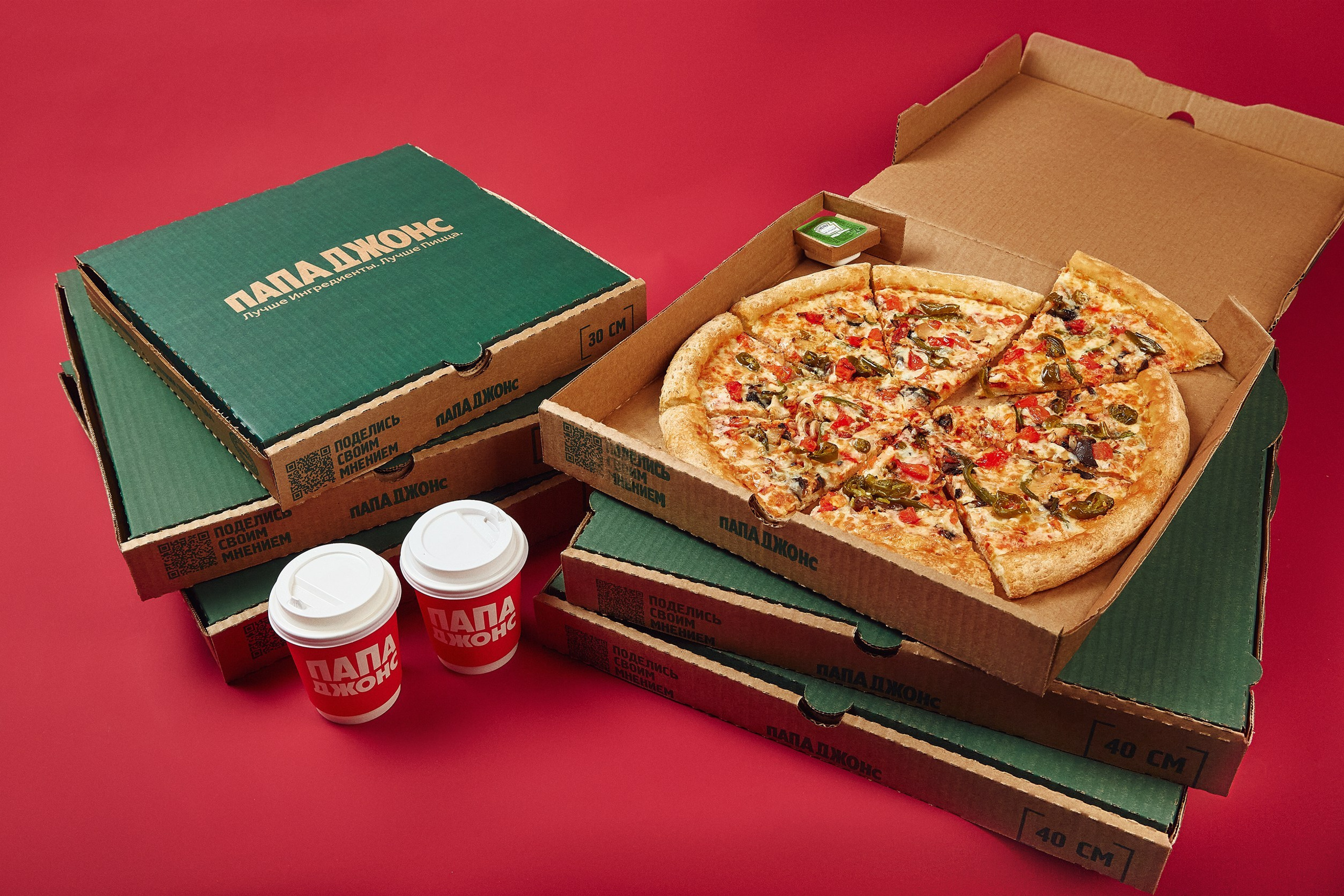 Съёмка для сети ресторанов «Папа Джонс»