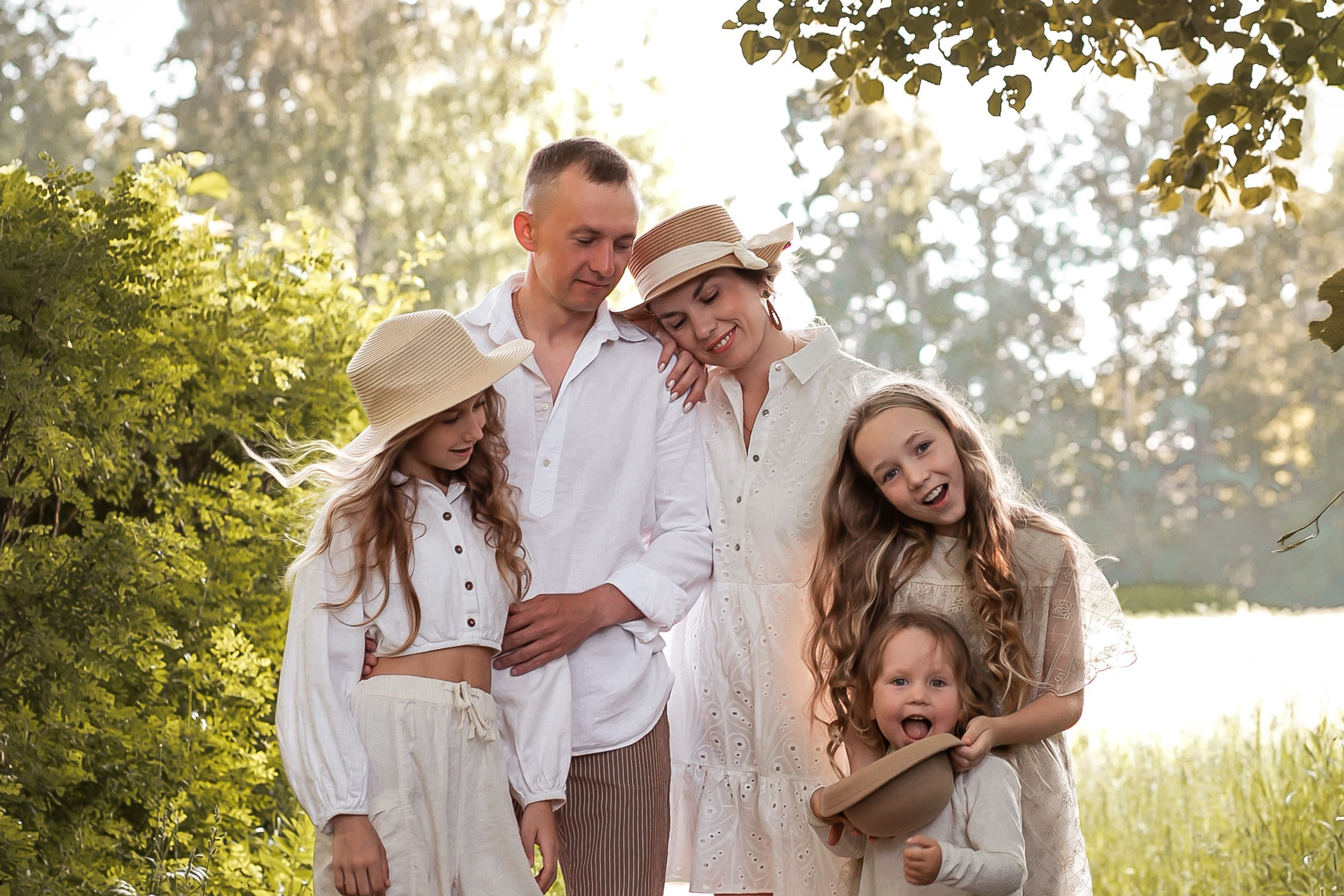 Прогулка в Павловском парке с семьей Елены и Александра