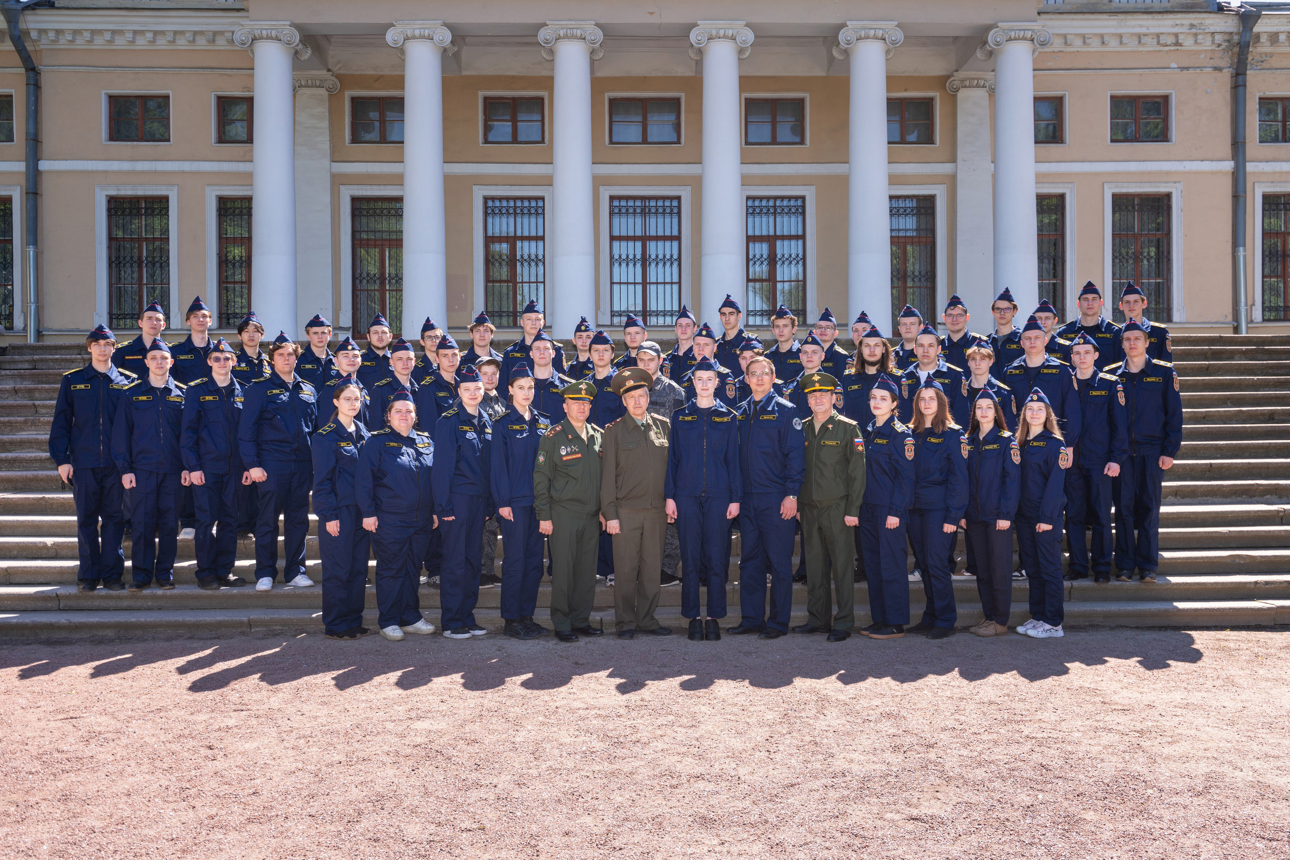 Ceremonial closing of the military training course