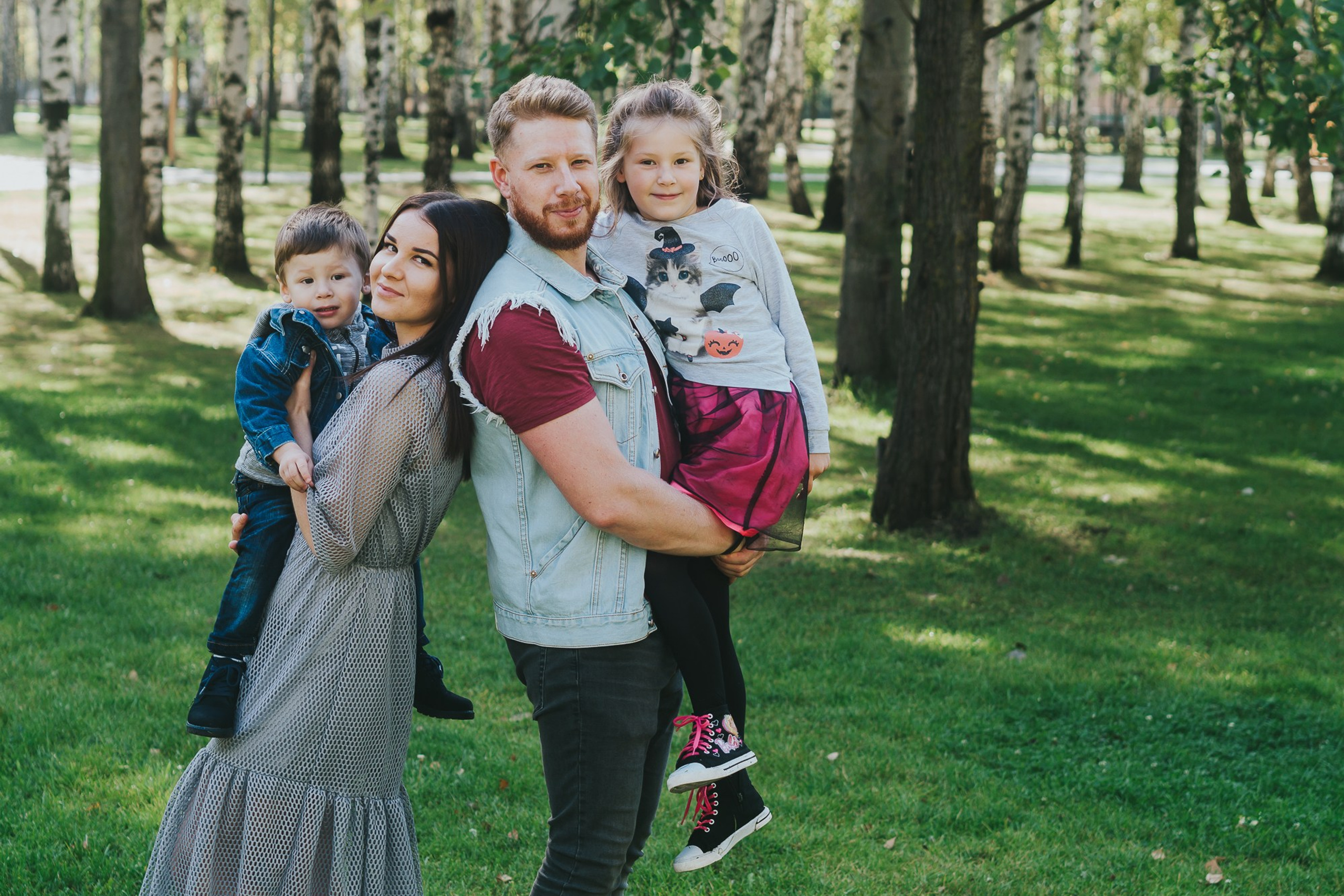 Семейная фотосессия в парке Семья
