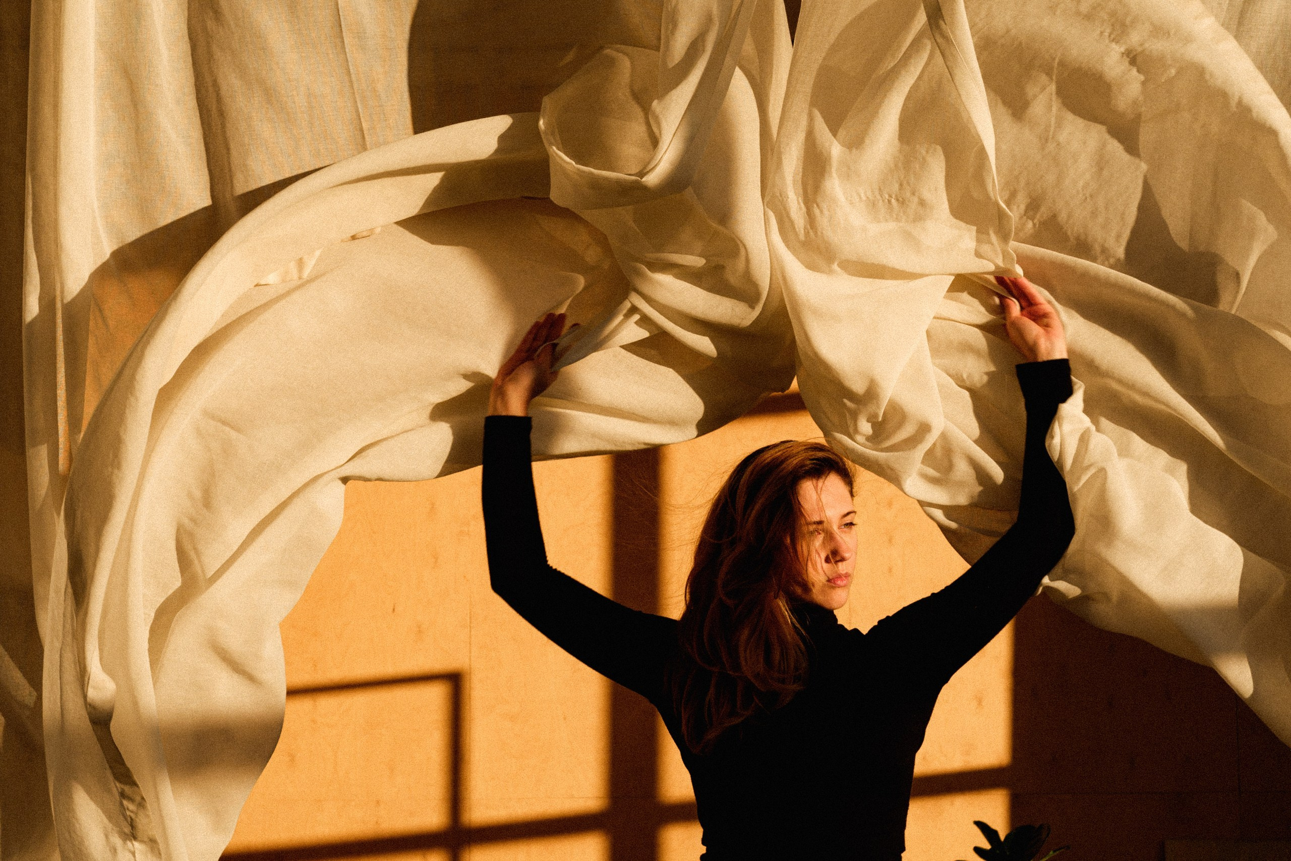 Фотосессия в закатном свете. Алина.