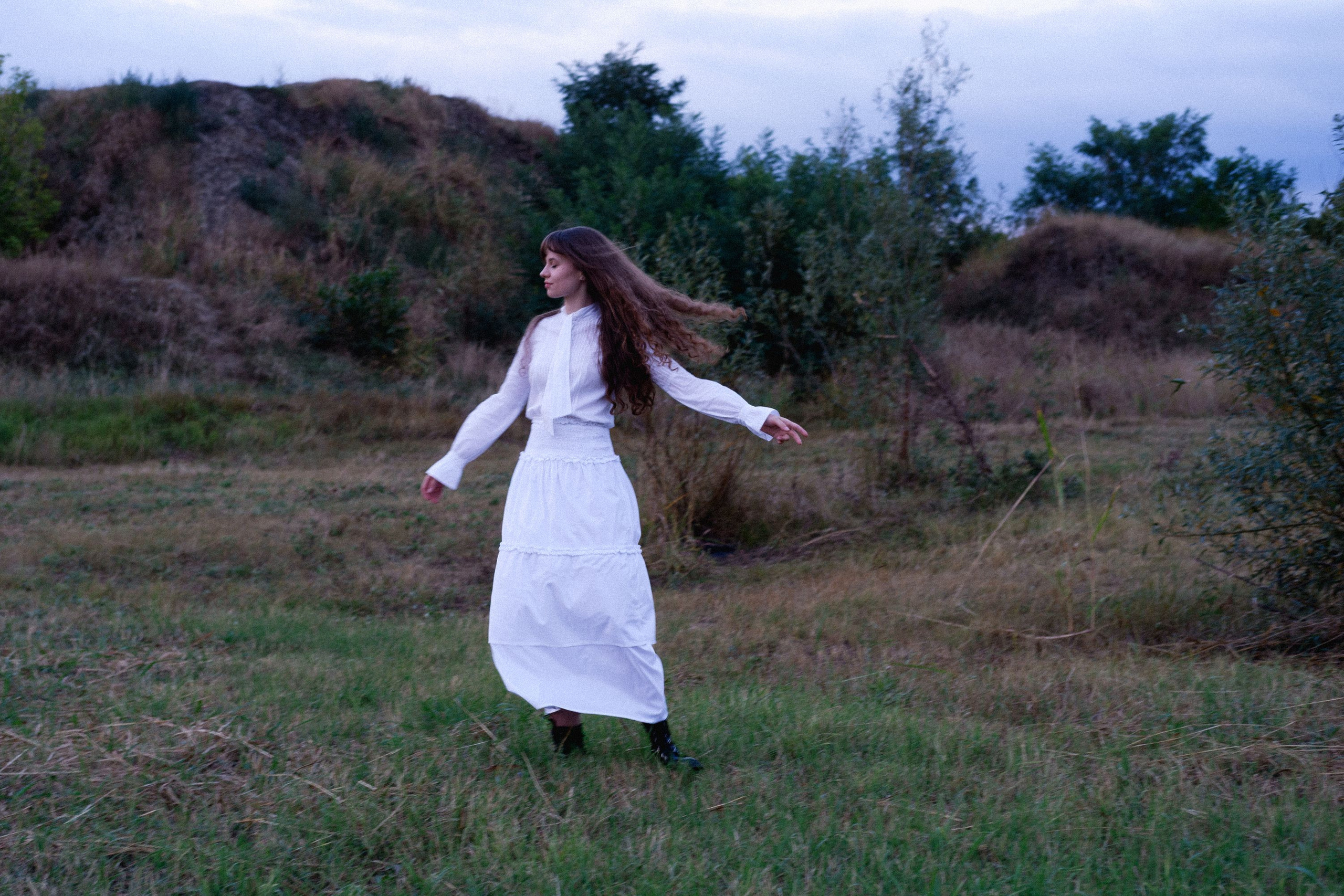 Фотосессия в поле со Светой