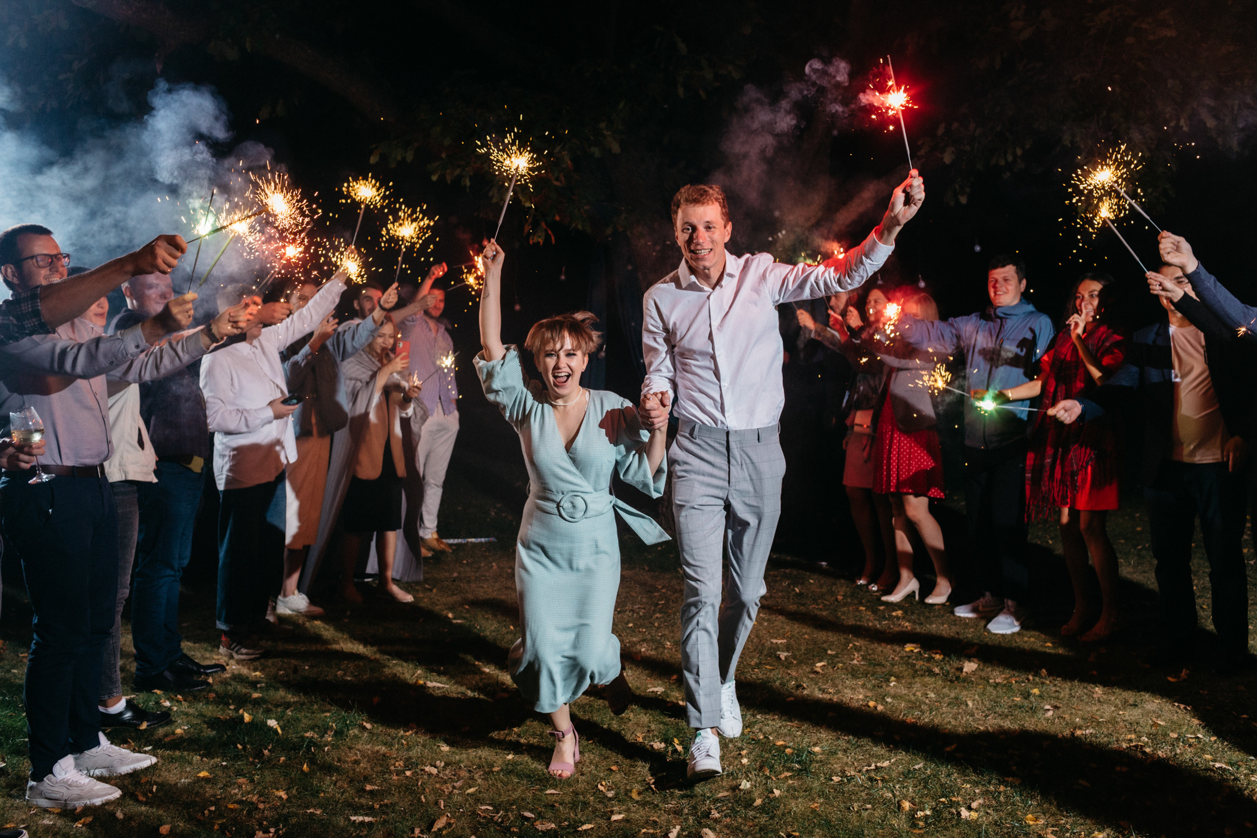 Веселый банкет в коттедже. Арина & Коля