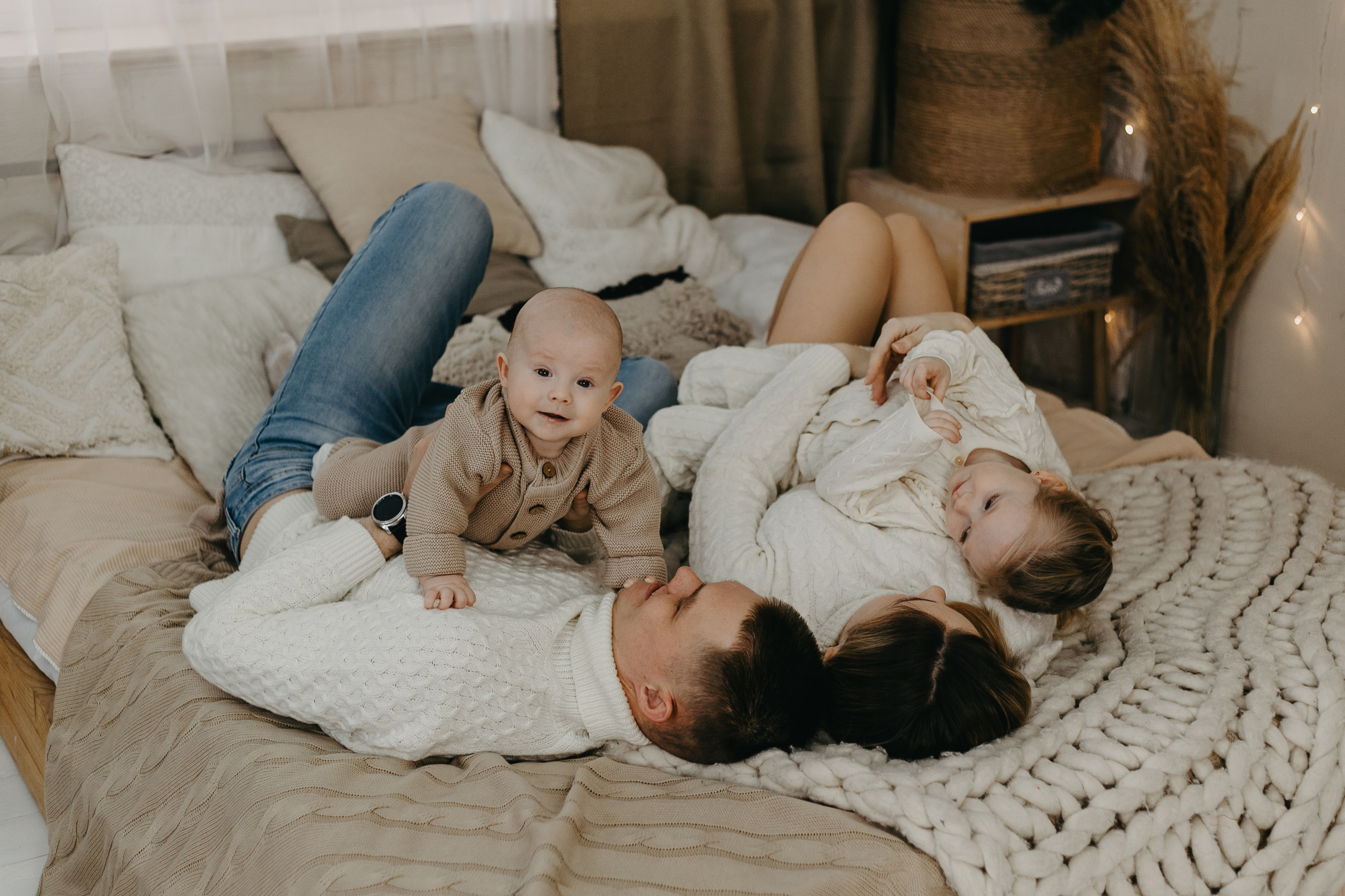 София и Антон с детками