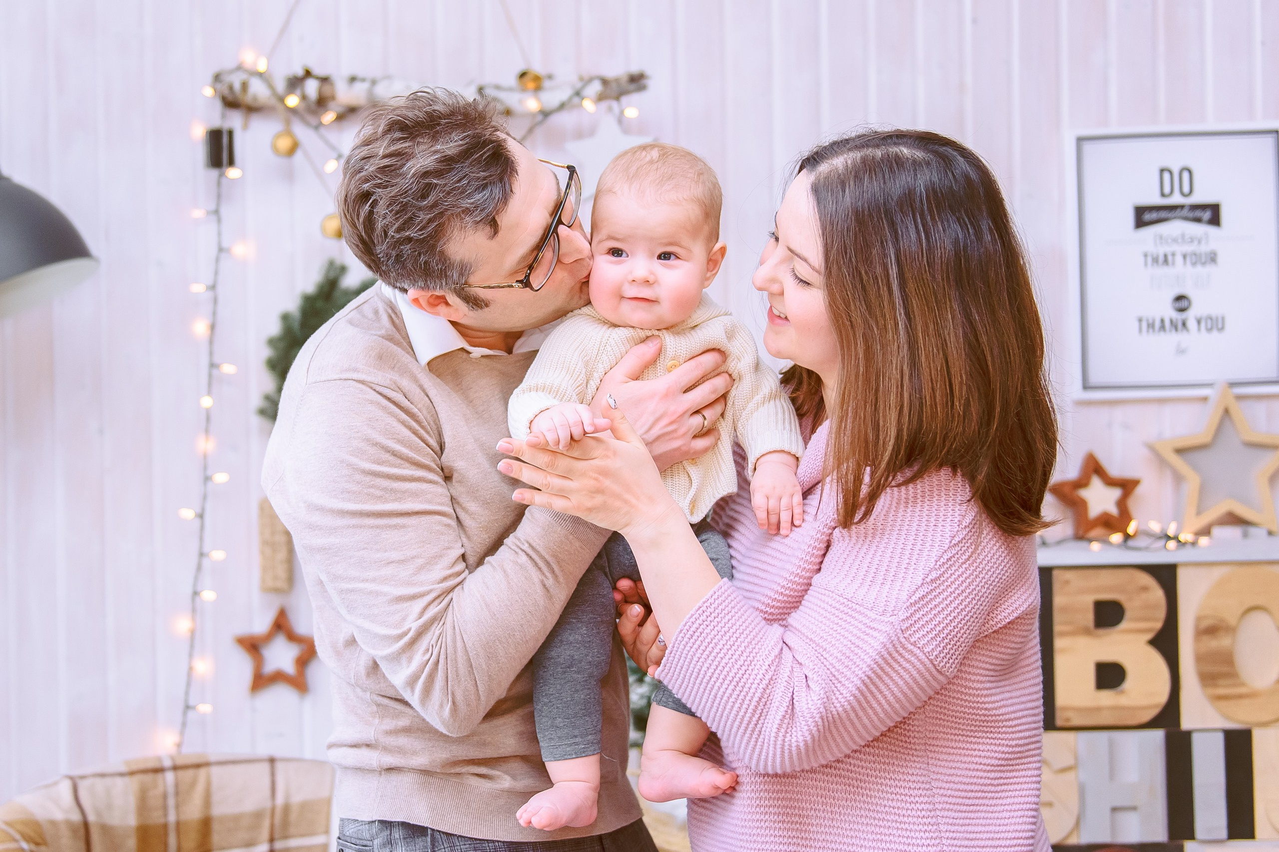 Семья Алексея и Ольги в фотостудии PROSTYLE