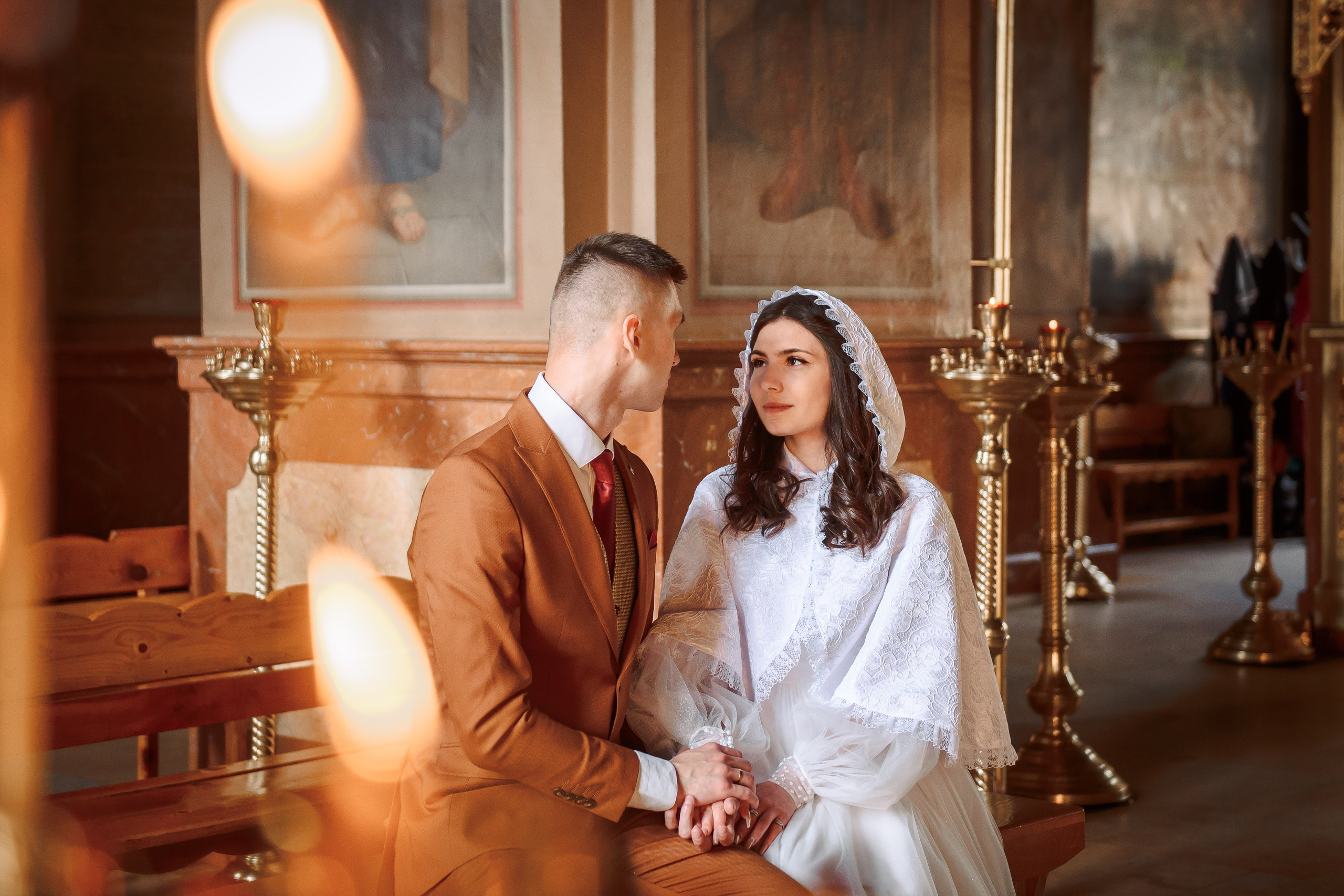 Венчание в Храме Бориса и Глеба в Дегунино