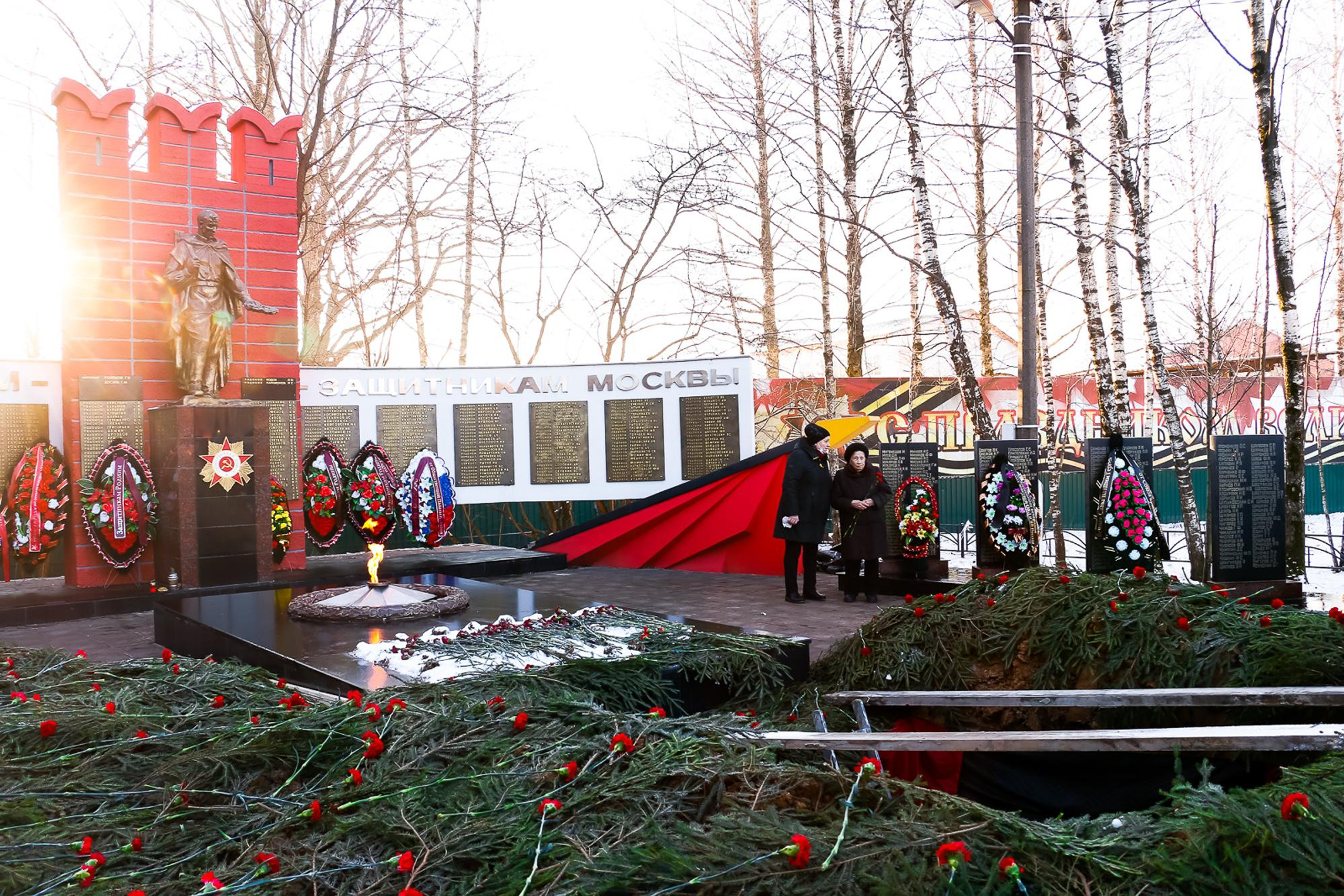 захоронение останков защитников Москвы