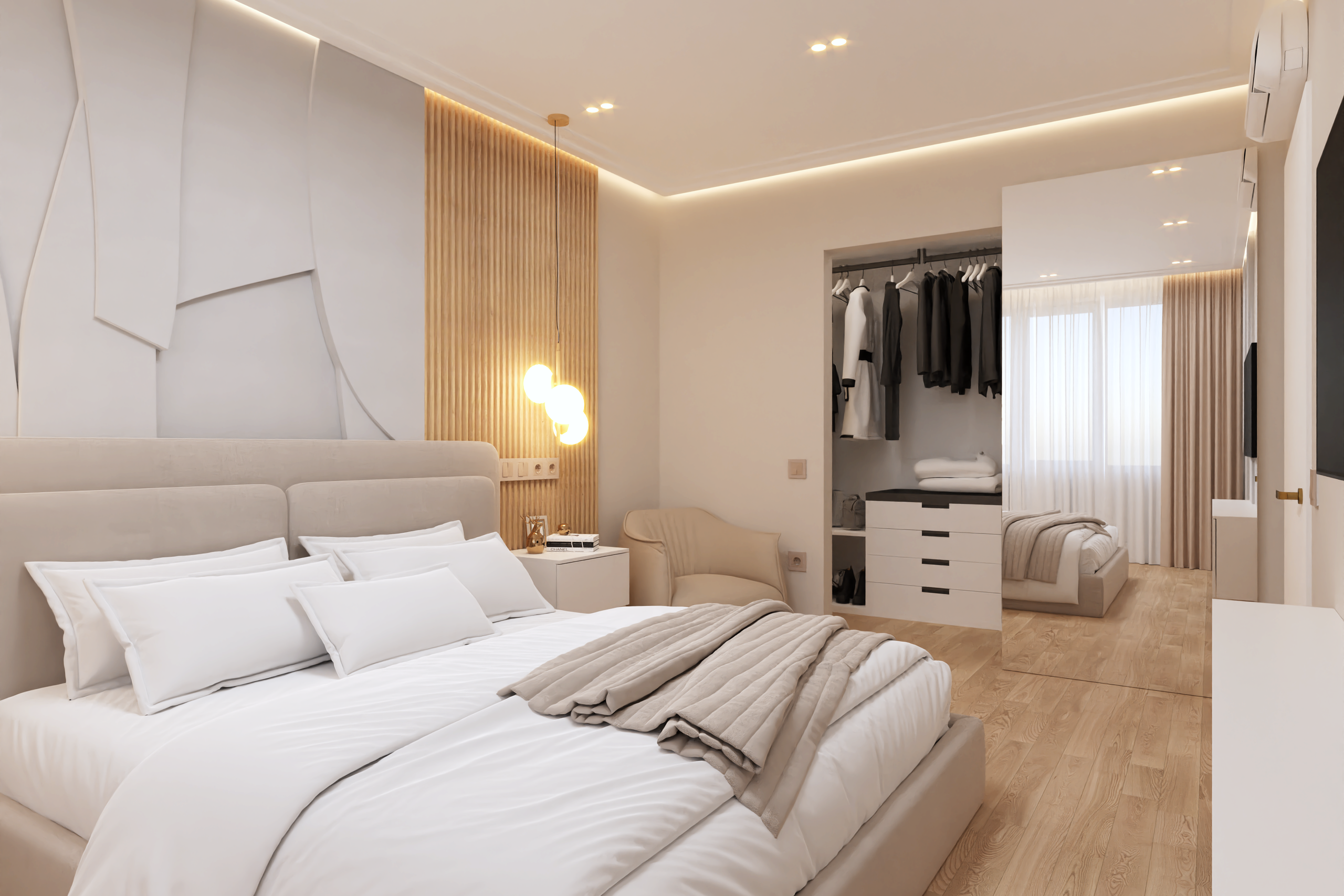 Песок, дерево и камень. Дизайн интерьера в Крыму