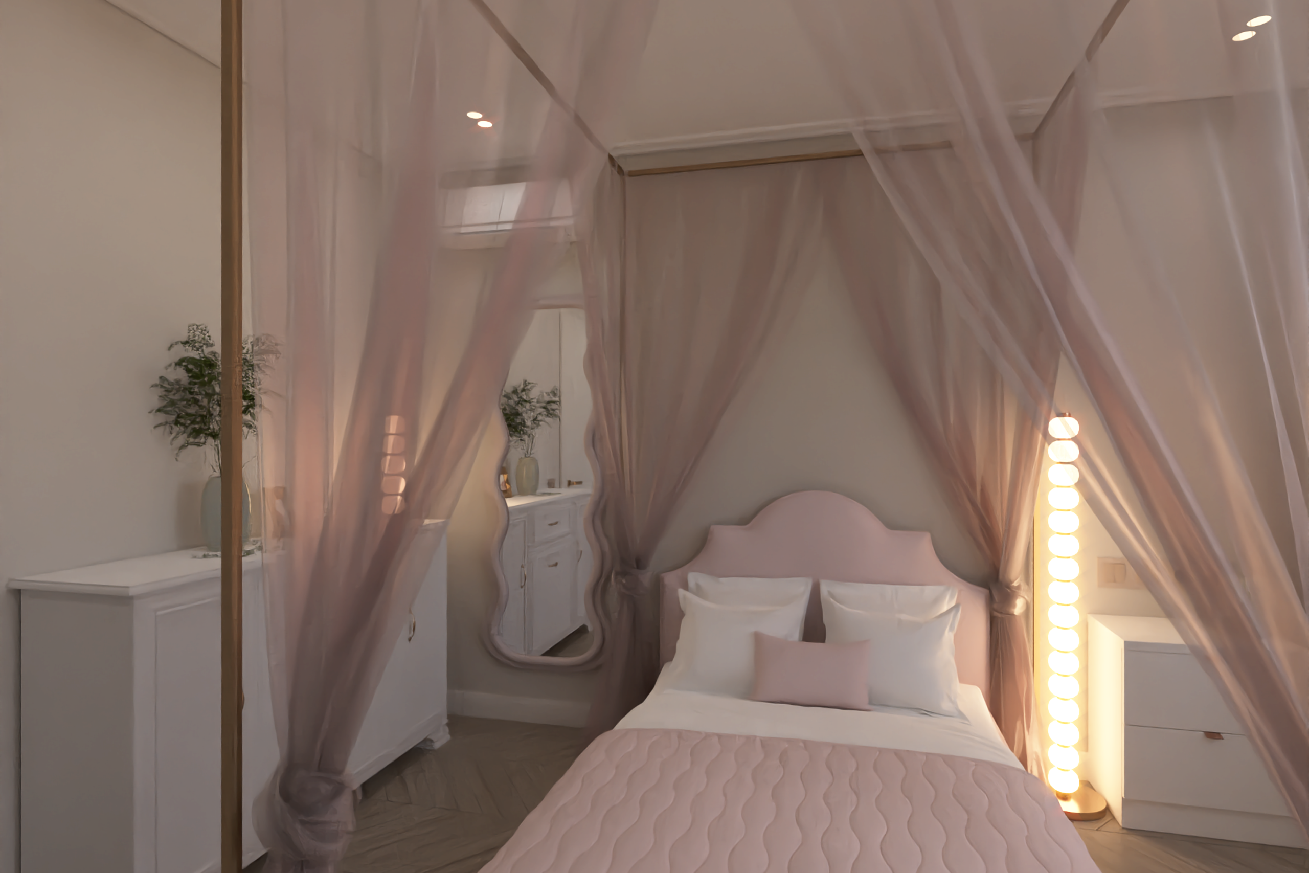 Квартира с темной кухней. Дизайн интерьера в Крыму