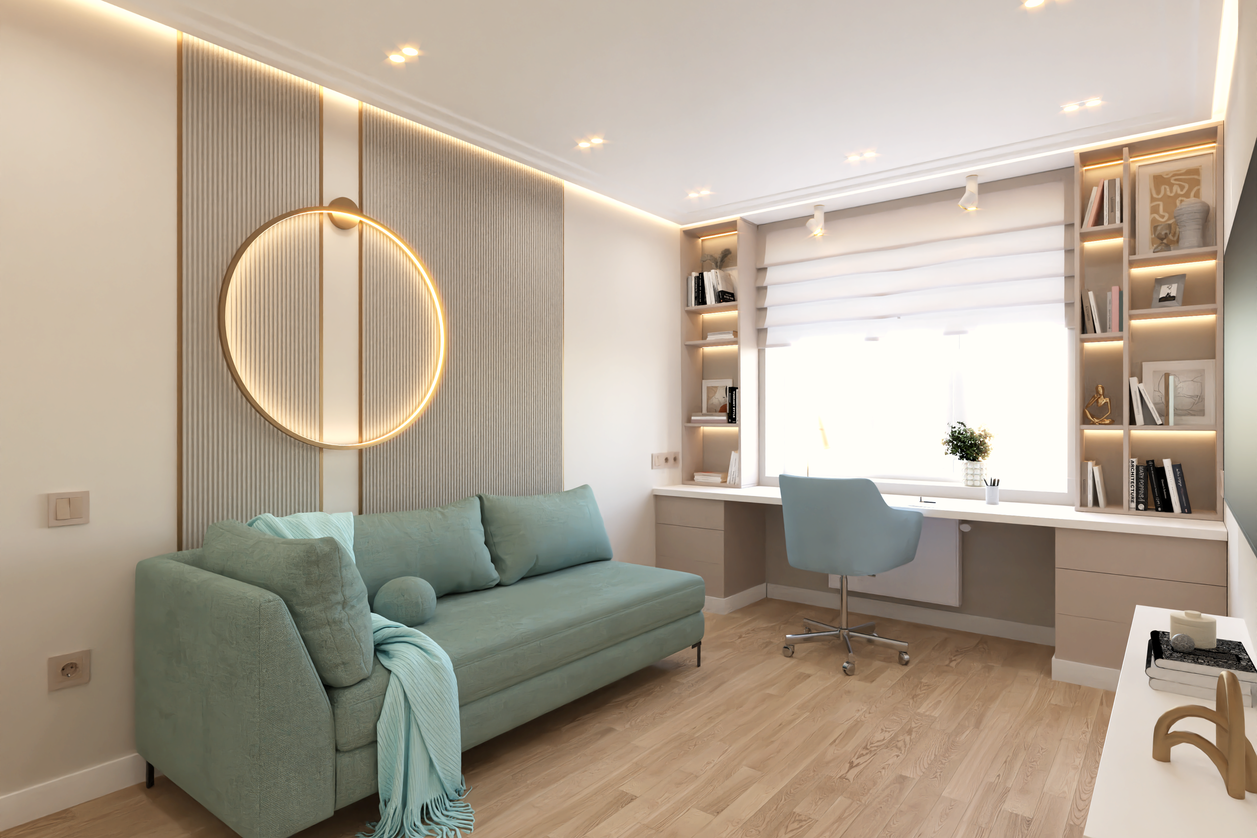 Песок, дерево и камень. Дизайн интерьера в Крыму