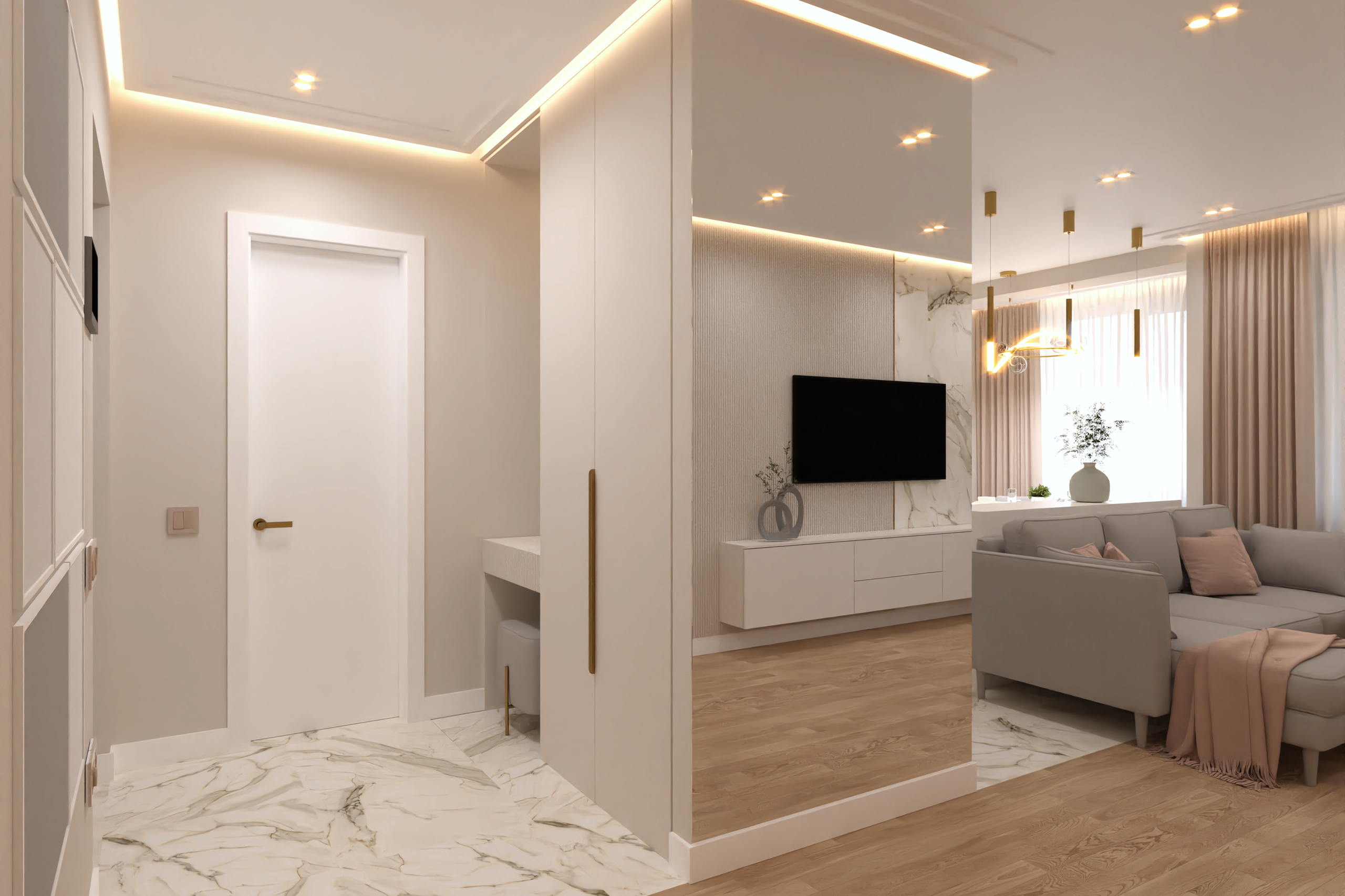 Песок, дерево и камень. Дизайн интерьера в Крыму