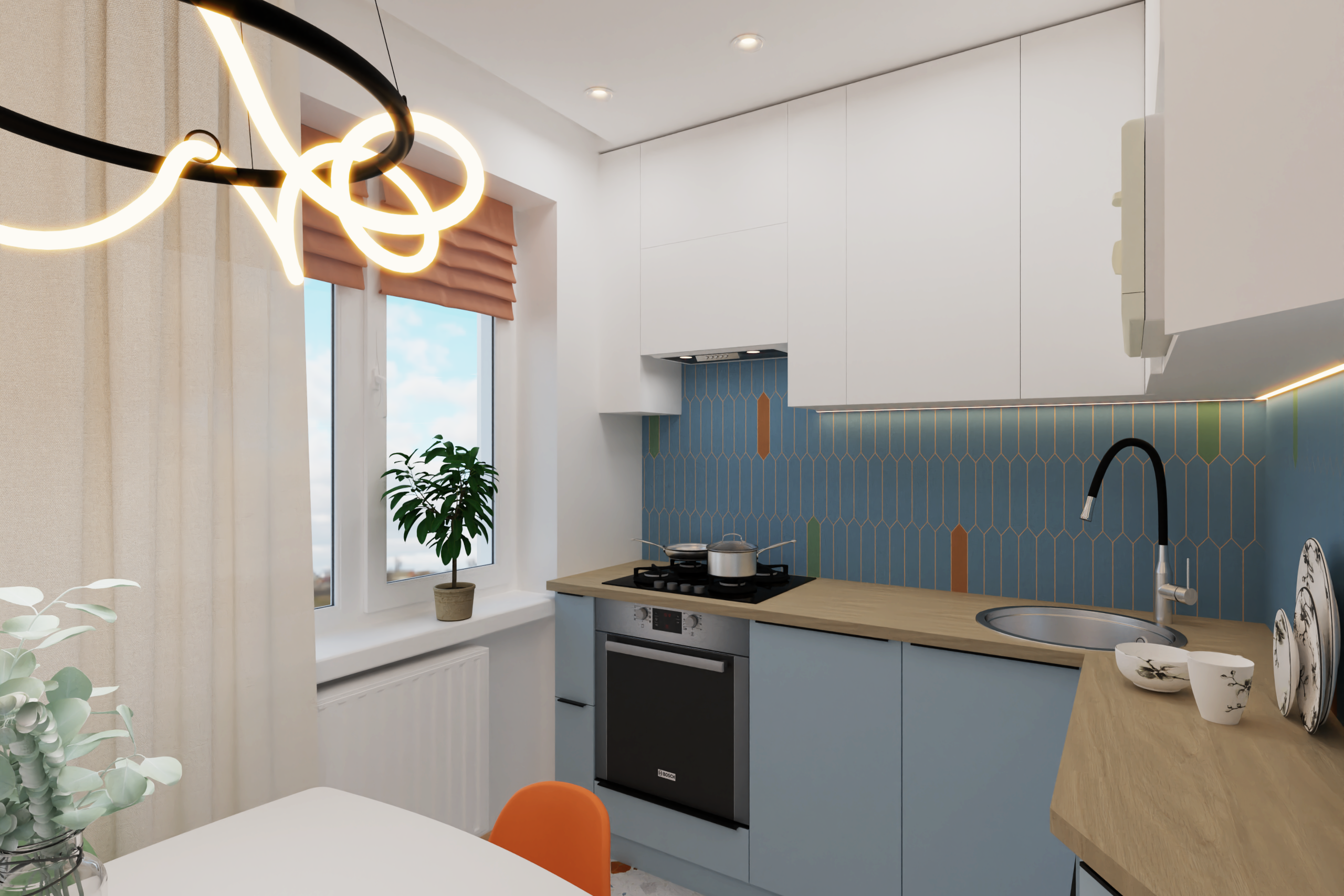 Дизайн интерьера в Крыму в Евпатории. Живу и работаю в Евпатории. Авторский надзор, комплектация, реализация под ключ. 