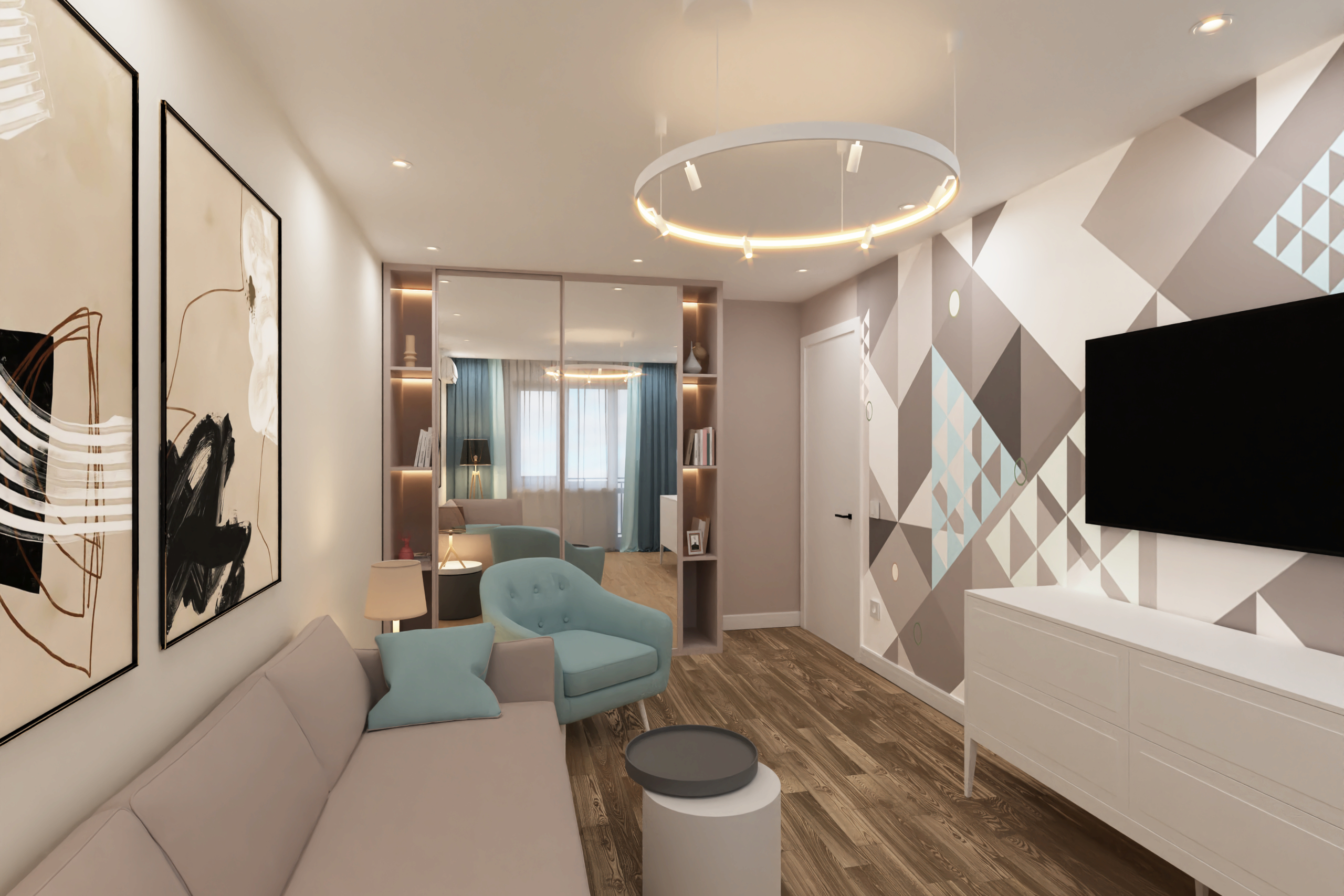 Дизайн интерьера в Крыму в Евпатории. Живу и работаю в Евпатории. Авторский надзор, комплектация, реализация под ключ. 