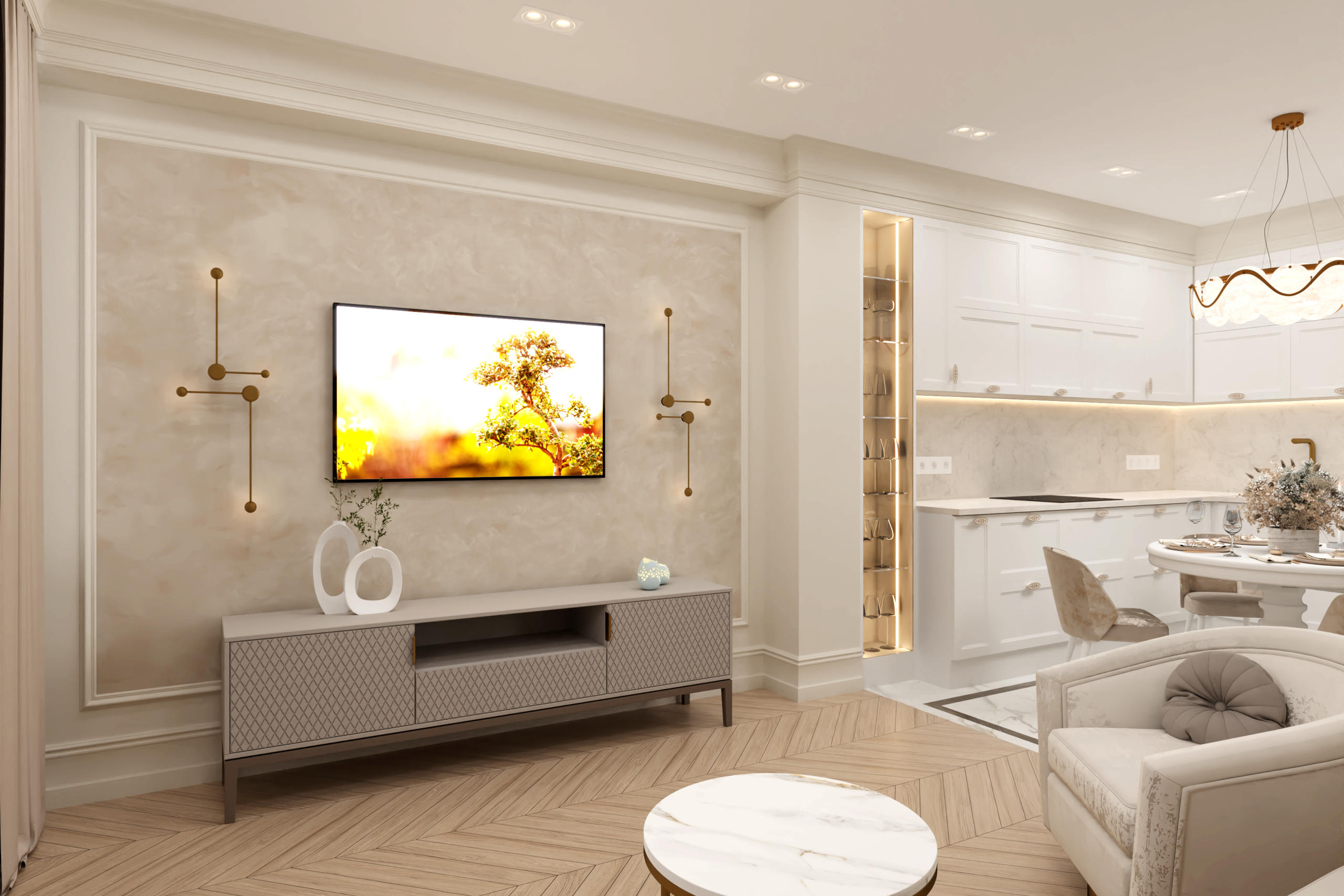 Дизайн интерьера в Крыму в Евпатории. Живу и работаю в Евпатории. Авторский надзор, комплектация, реализация под ключ. 