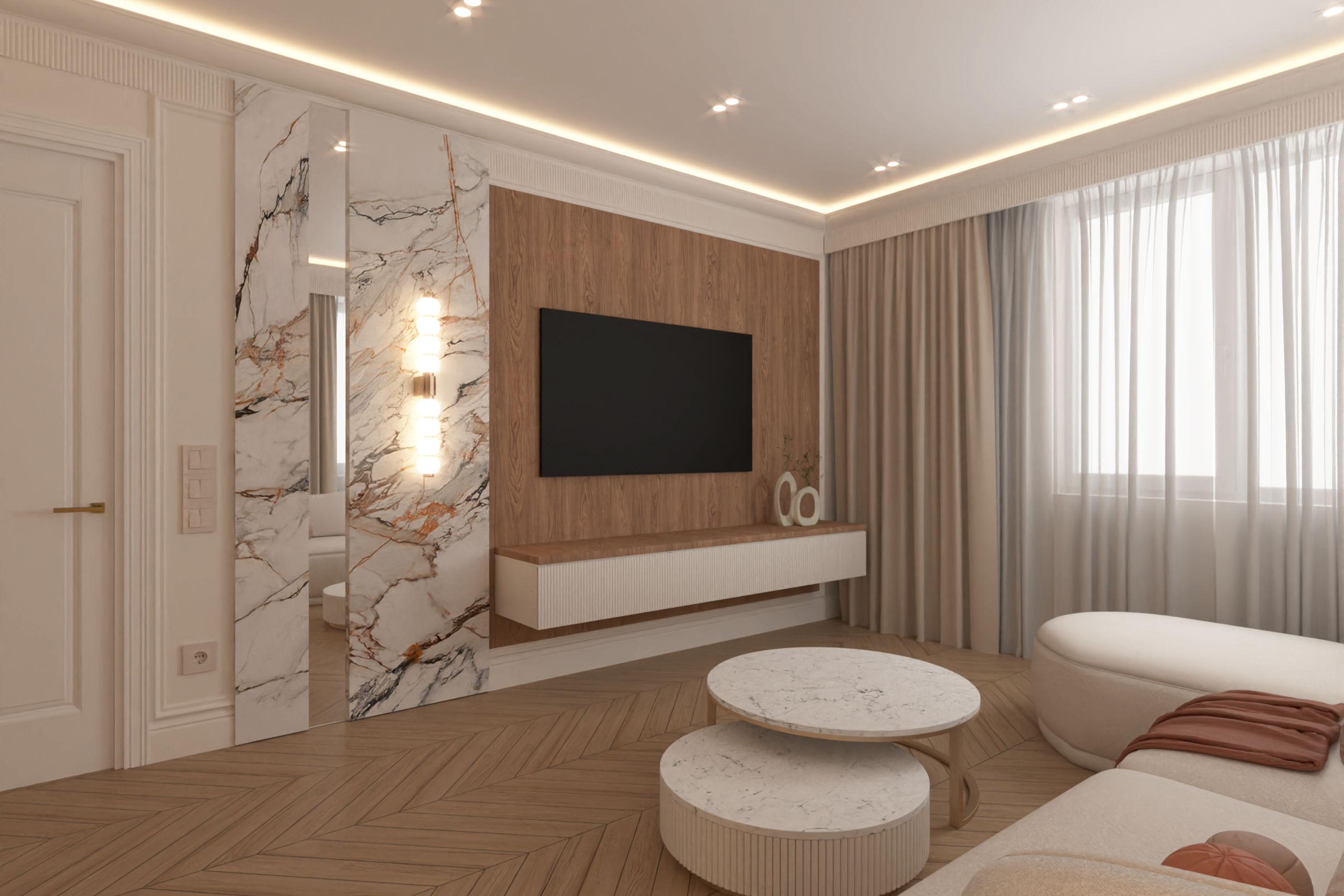 Квартира для отдыха в Крыму. Дизайн интерьера в Крыму