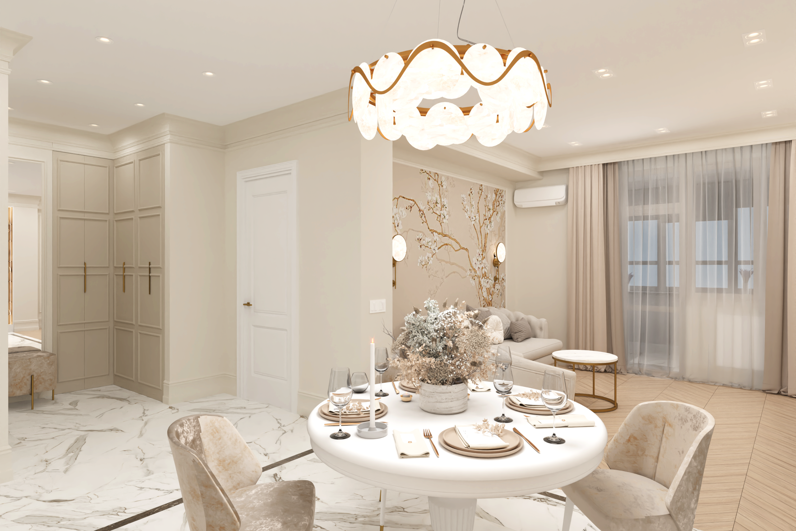 Дизайн интерьера в Крыму в Евпатории. Живу и работаю в Евпатории. Авторский надзор, комплектация, реализация под ключ. 