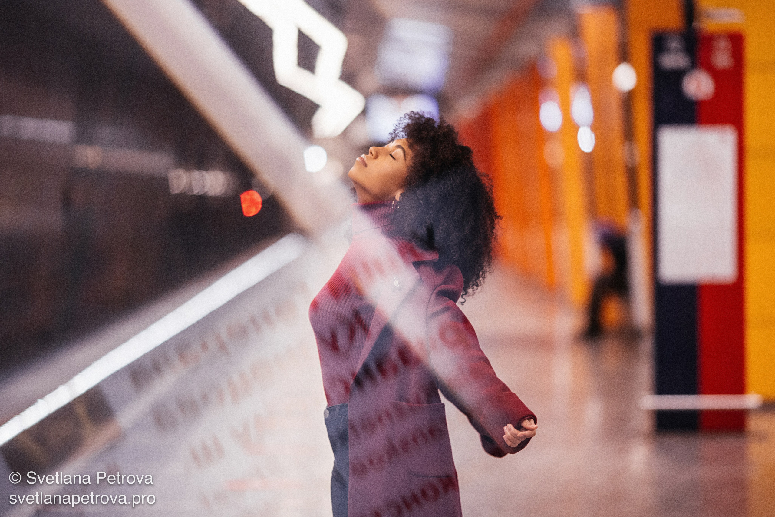 Съёмка в метро. Зима 2021