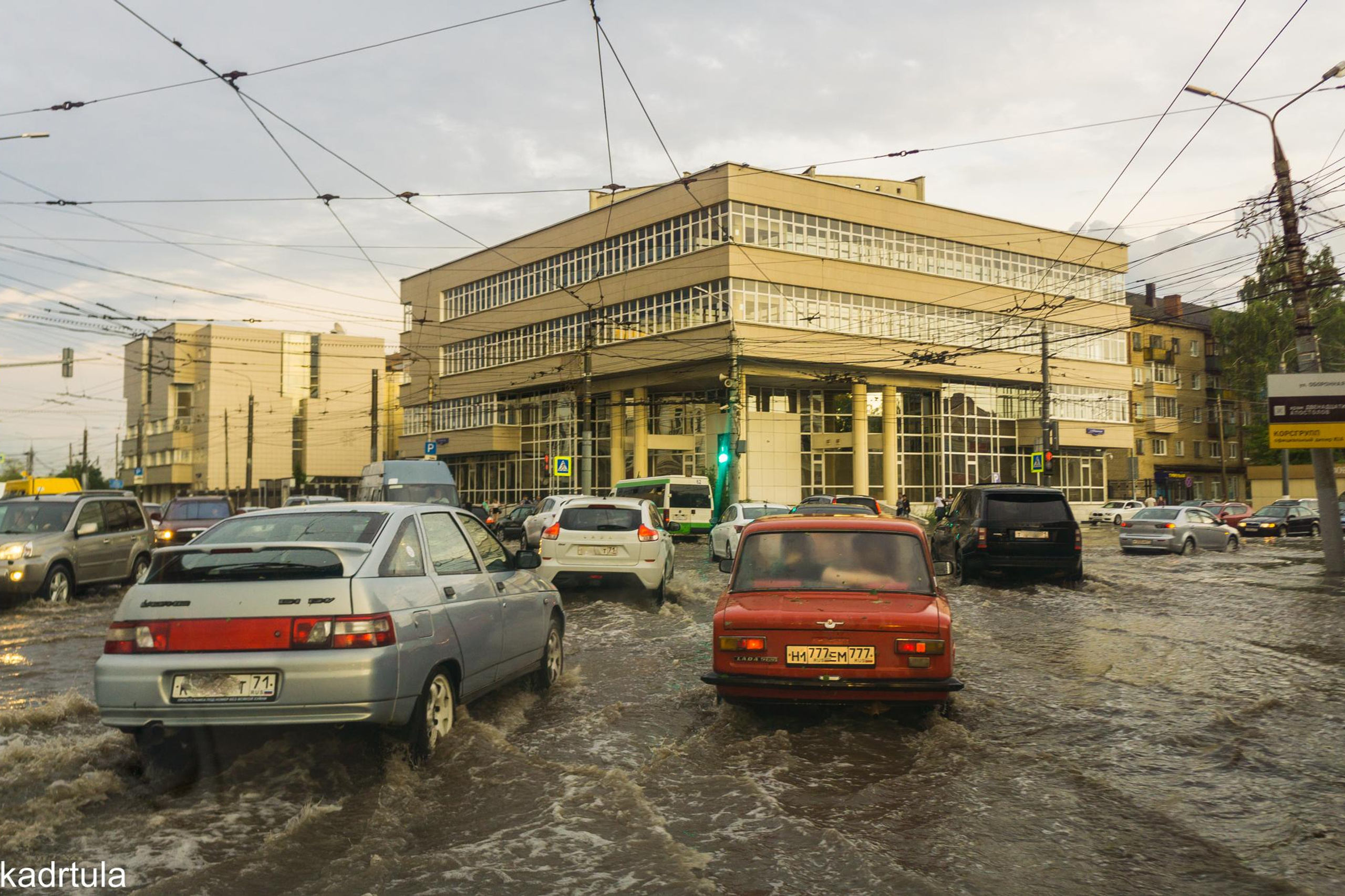 Летний дождь в Туле (циклоны, ливни, прочие погодные чудеса)