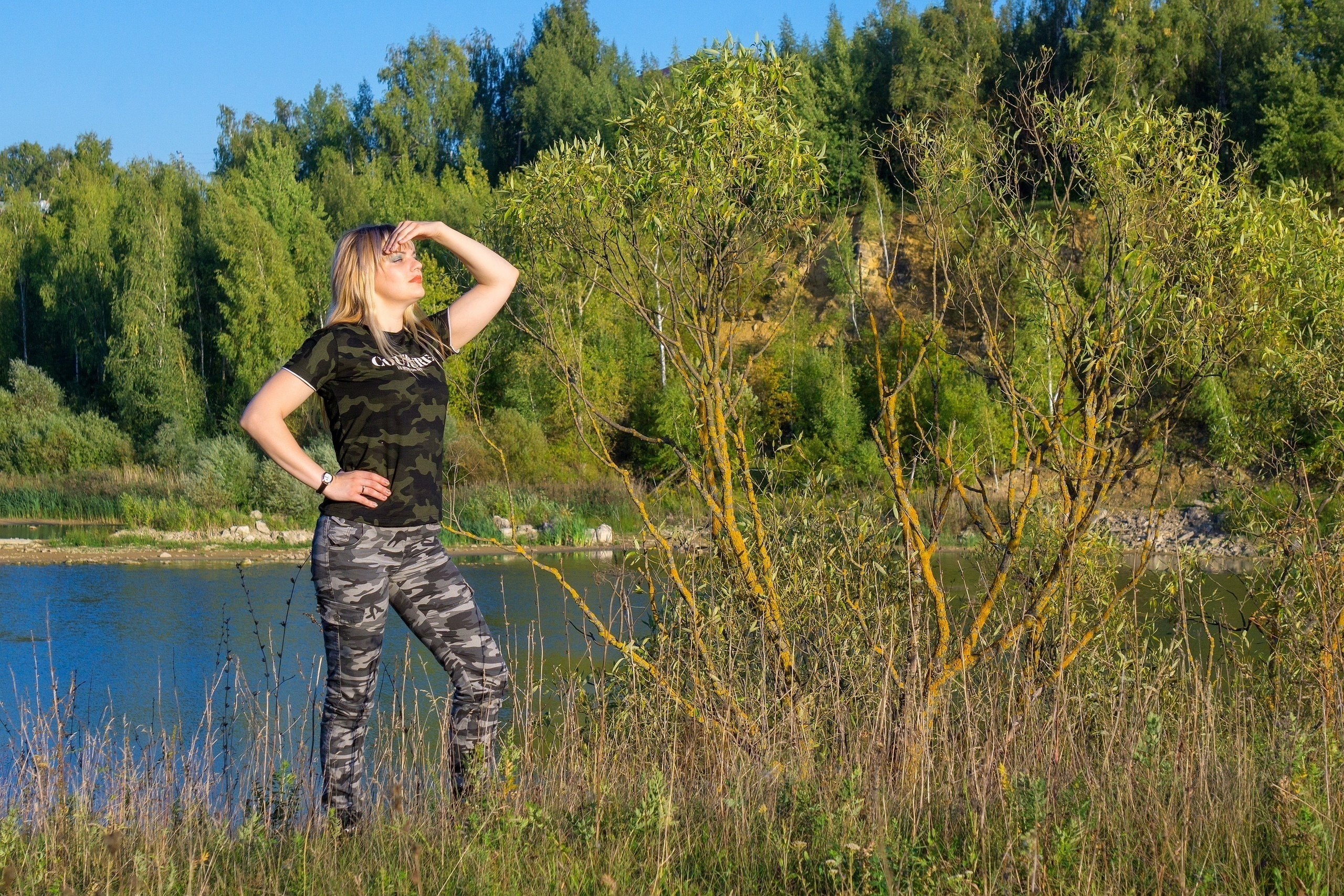 Фотосессия на природе (карьер Барсуки, город Тула).