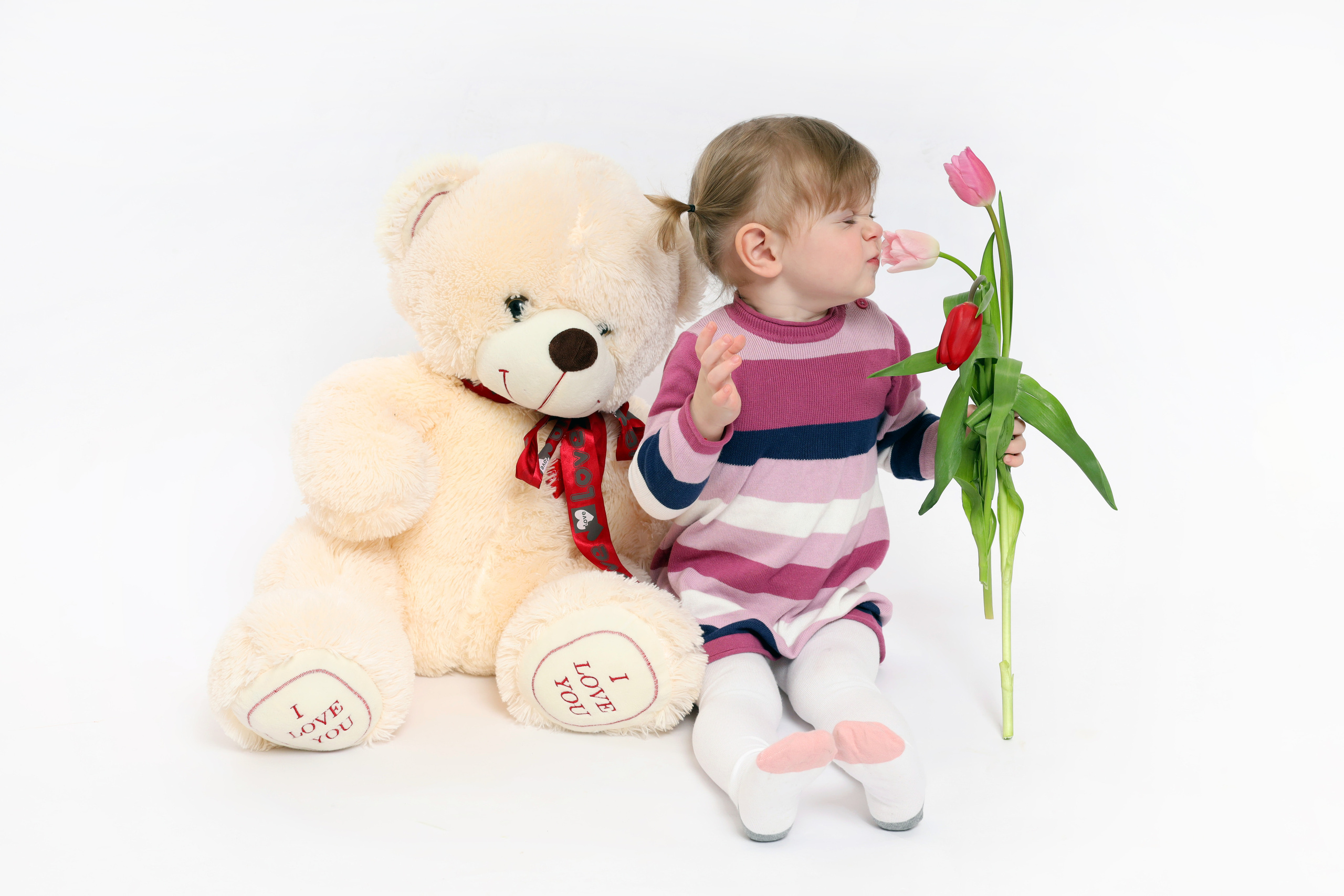 Детская фотосъемка на фонах.