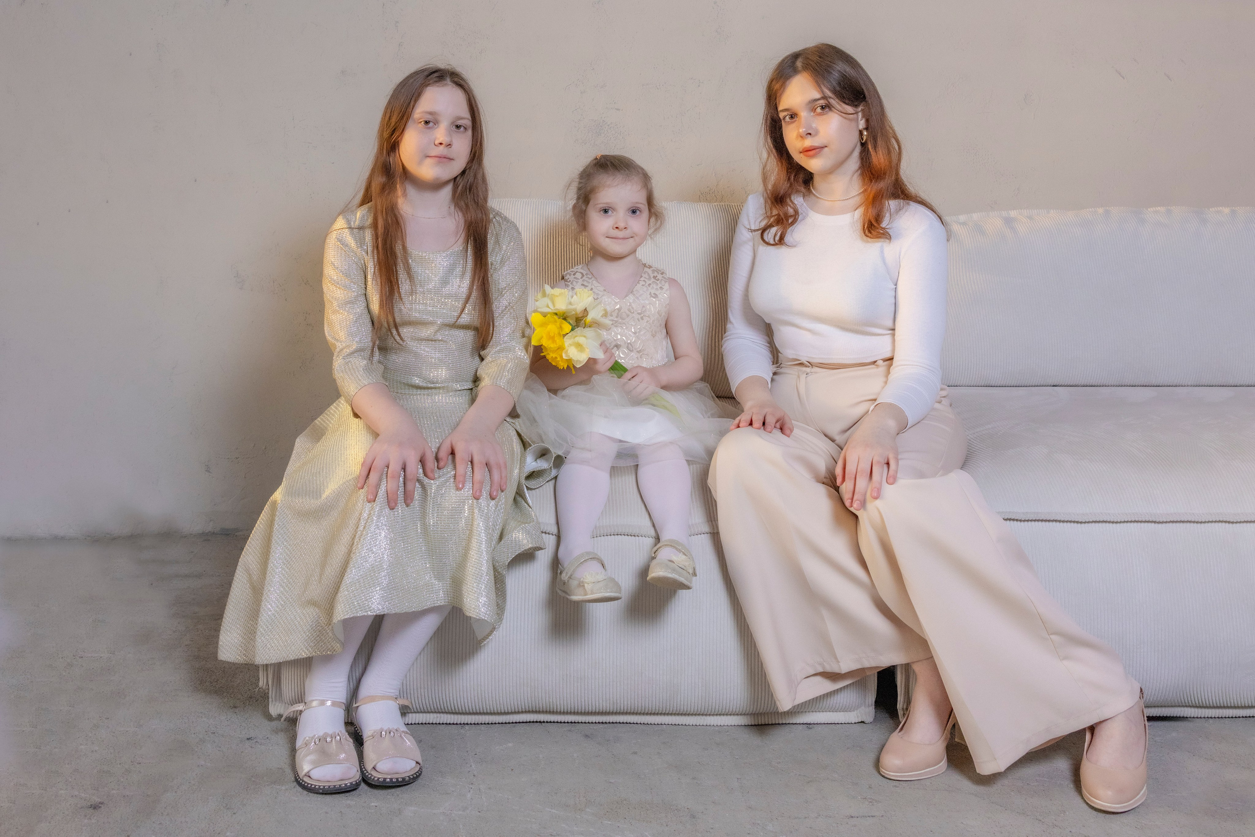 Студийная фотосъемка в золотой час