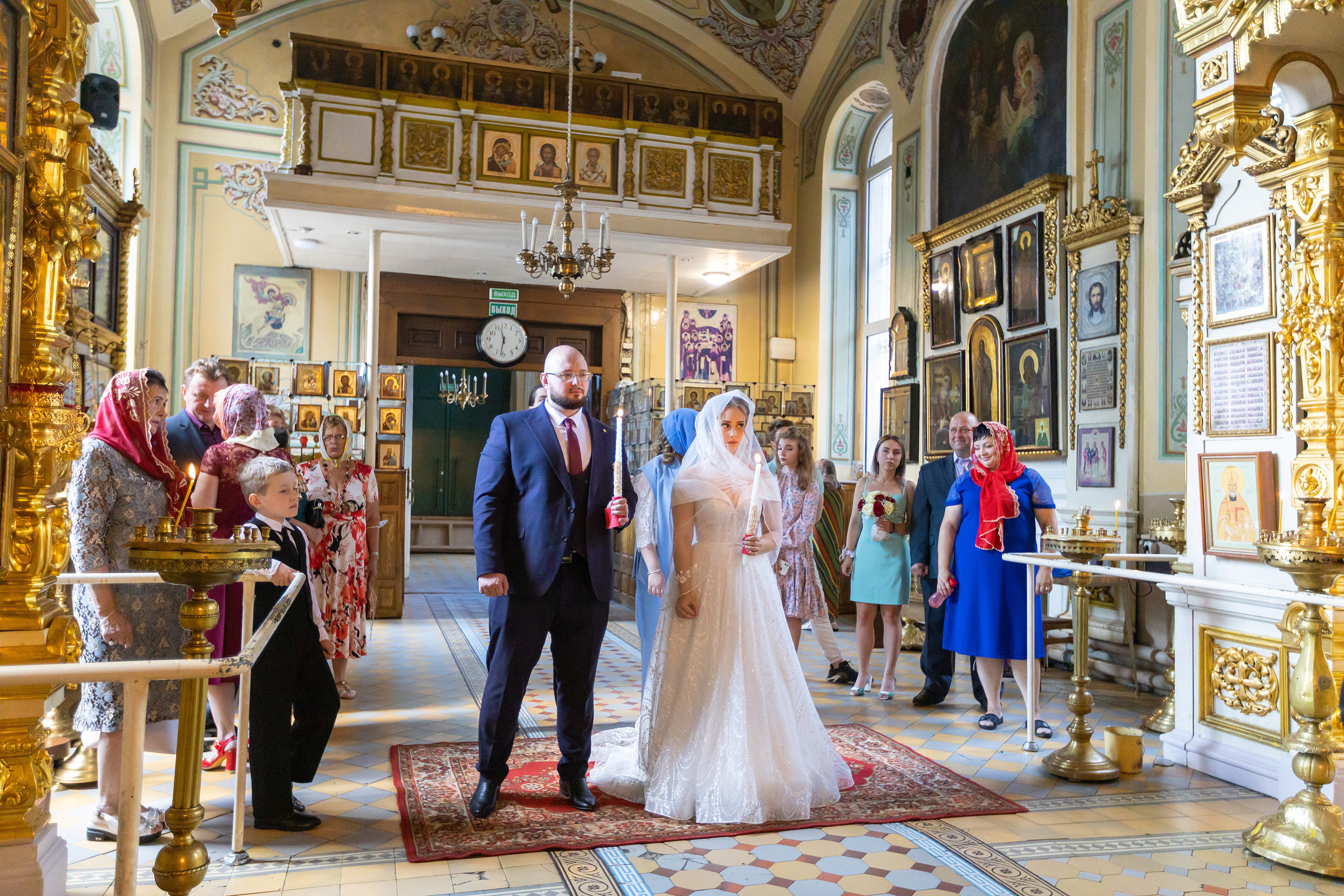 Венчание Александра и Анастасии в Храме Двенадцати Апостолов г. Тула.
