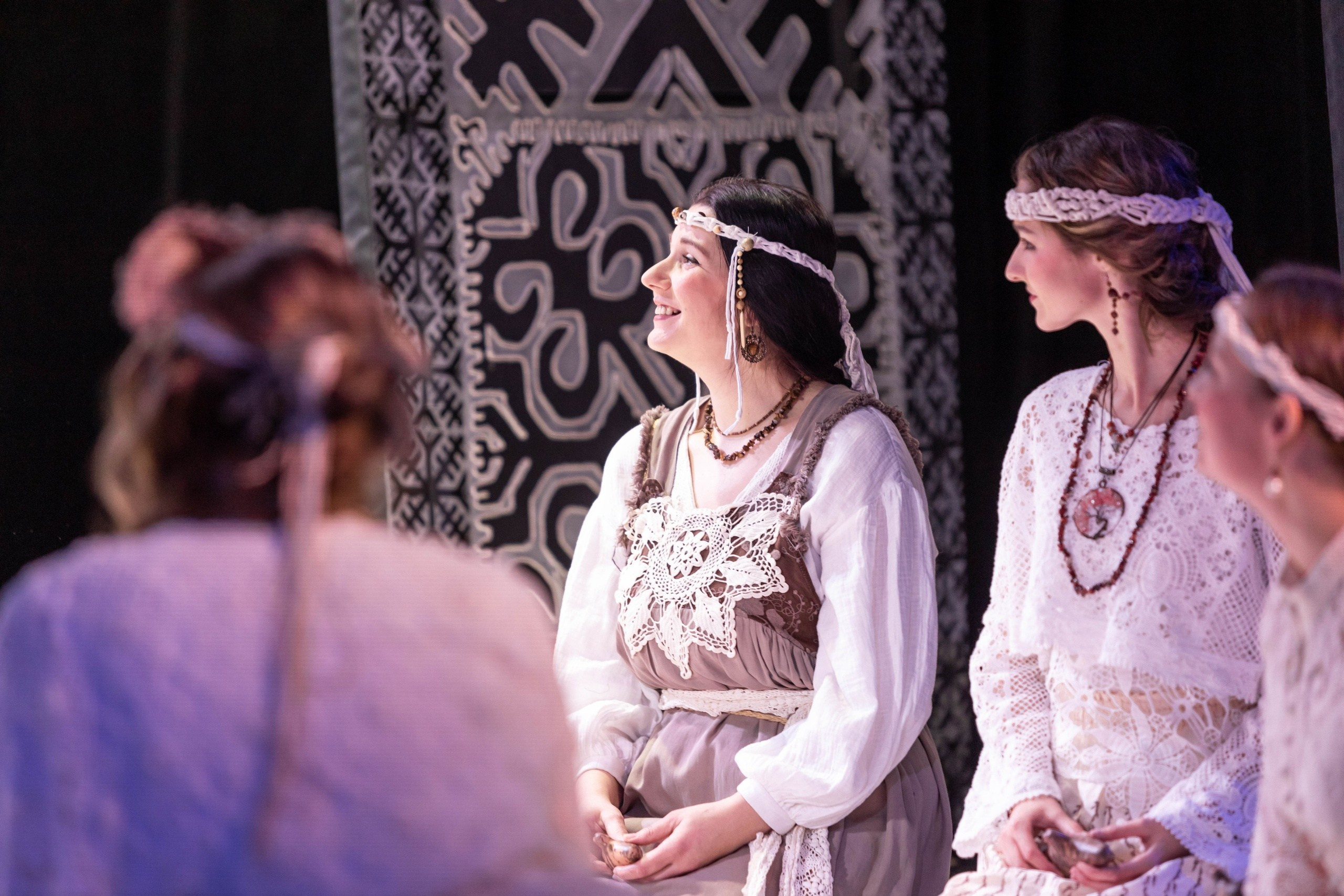 Декорации для спектакля «Снегурочка» | Историко-этнографический театр. История занавеса. Превращаем идею в технологию