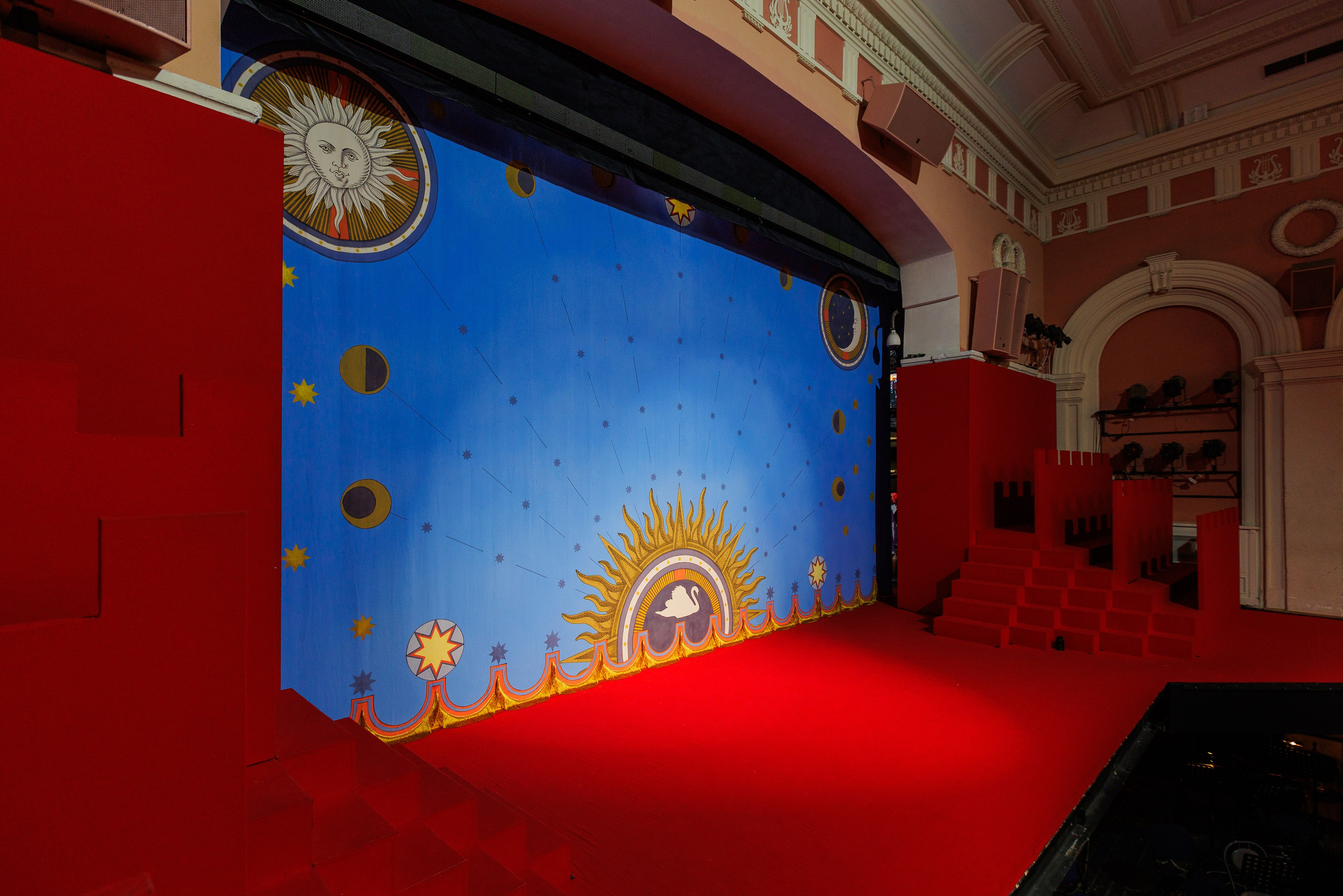 Декорации для оперы «Сказка о царе Салтане» | Театр Зазеркалье. История занавеса. Превращаем идею в технологию