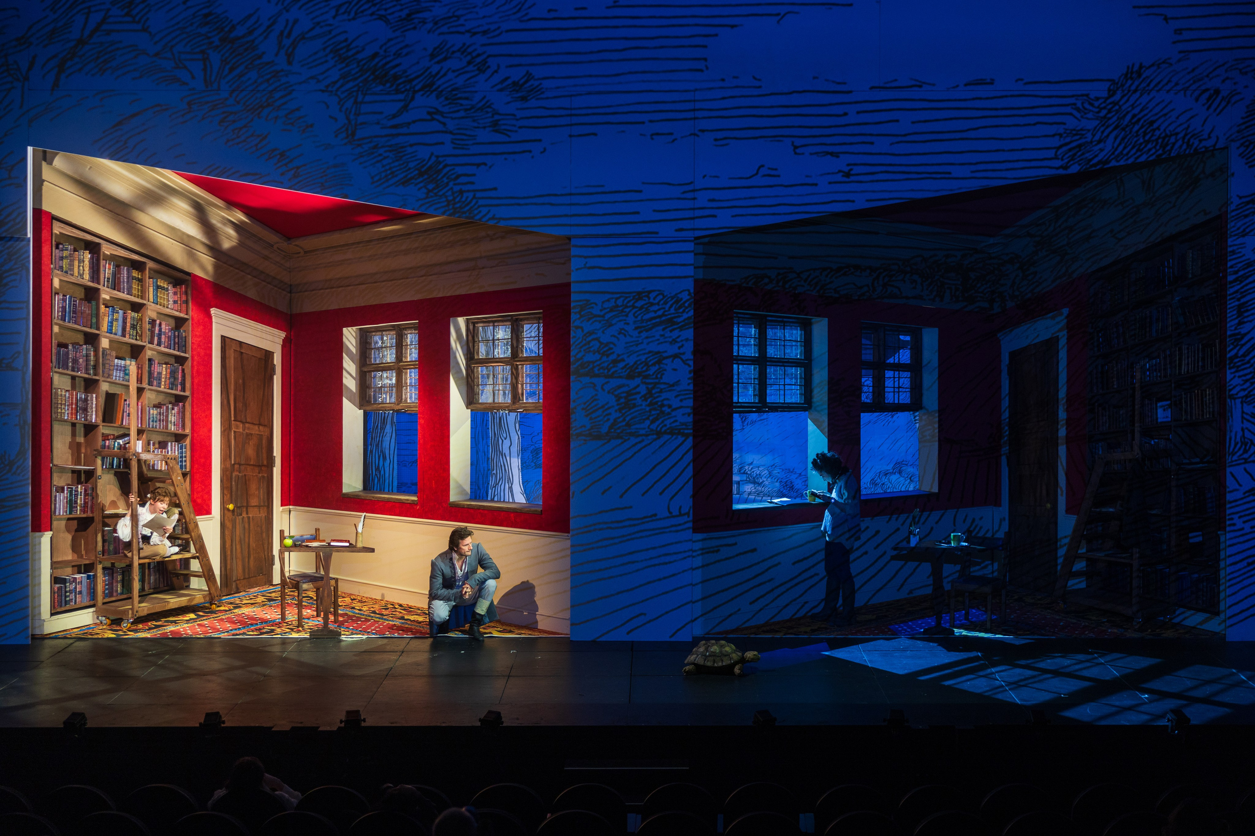 Декорации для спектакля «Аркадия» | Мастерская Петра Фоменко. История занавеса. Превращаем идею в технологию