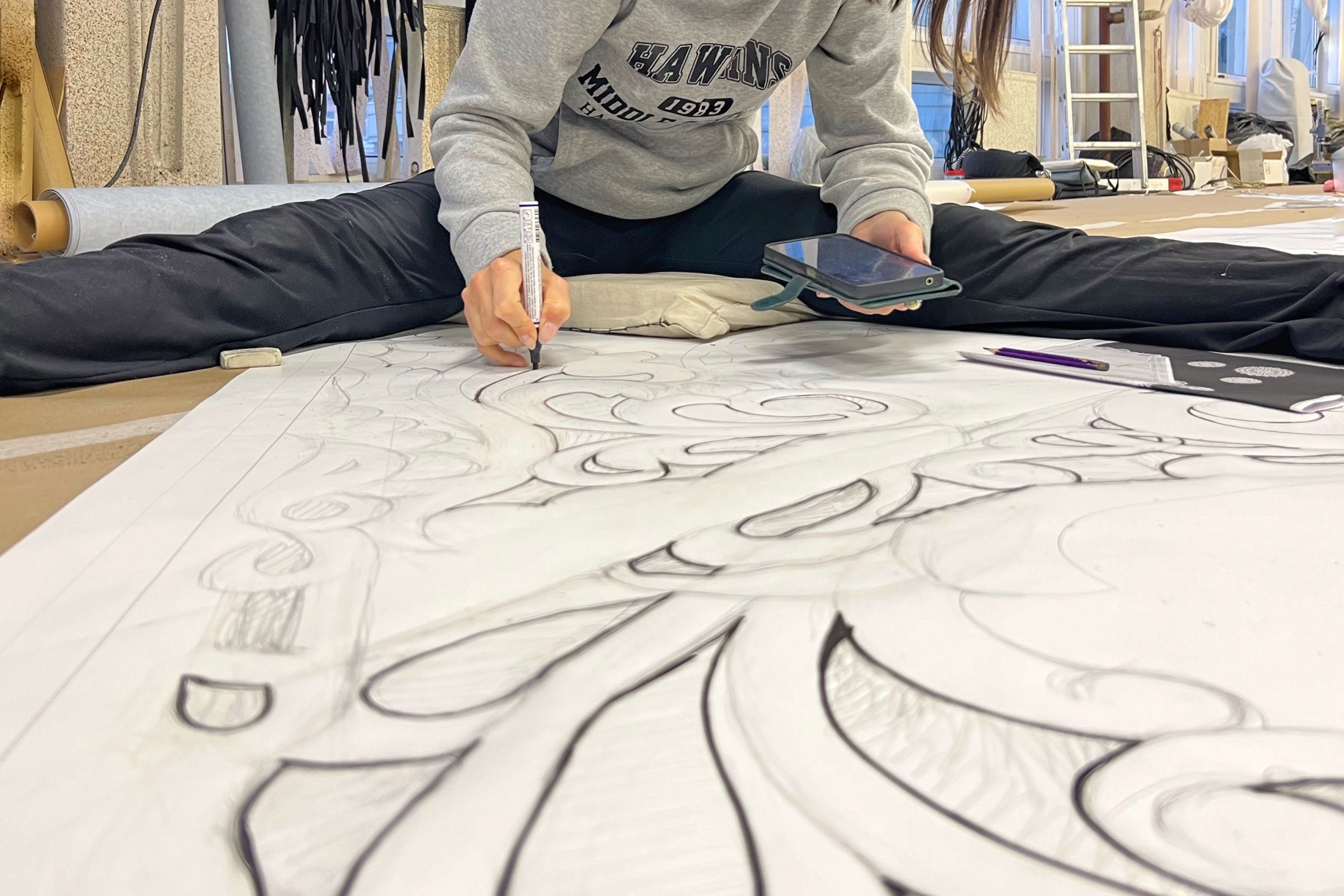 «Летучий корабль» Нижегородский ТЮЗ. История занавеса. Превращаем идею в технологию