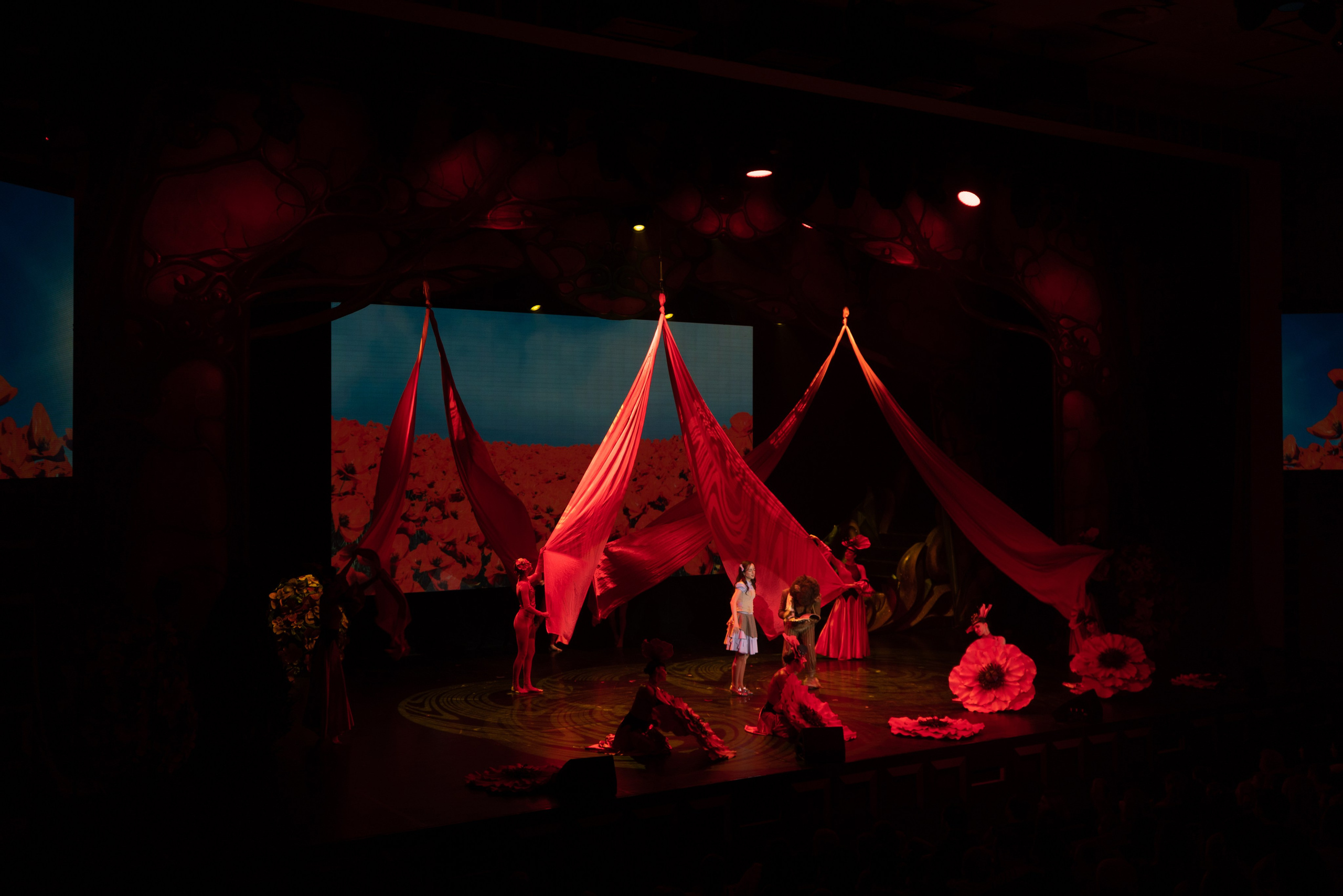 «Изумрудный город» музыкально-цирковое шоу. Московский молодежный центр «Планета КВН». История занавеса. Превращаем идею в технологию