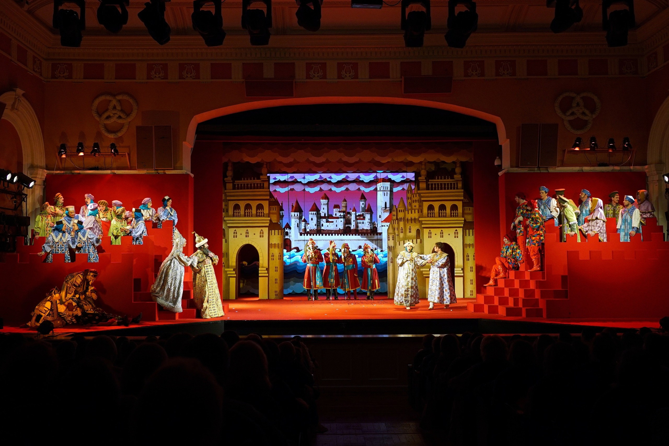 Декорации для оперы «Сказка о царе Салтане» | Театр Зазеркалье. История занавеса. Превращаем идею в технологию