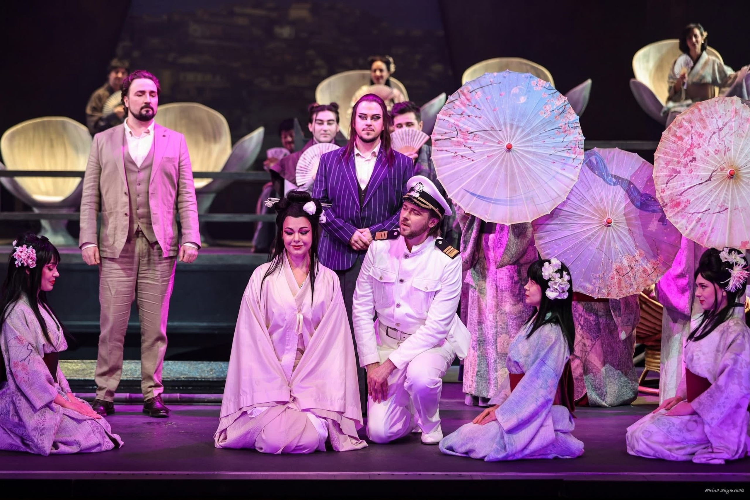 Декорации для оперы «Мадам Баттерфляй» | Геликон Опера. История занавеса. Превращаем идею в технологию