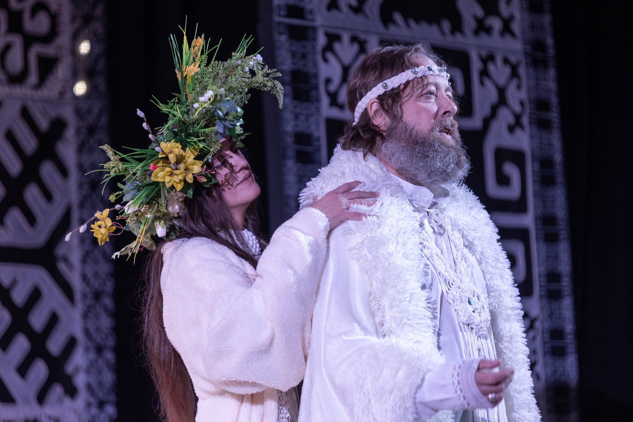 Декорации для спектакля «Снегурочка» | Историко-этнографический театр. История занавеса. Превращаем идею в технологию