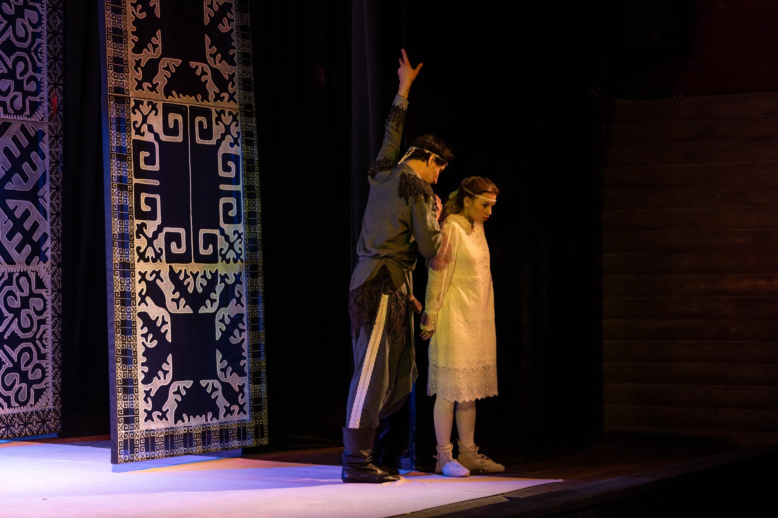 Декорации для спектакля «Снегурочка» | Историко-этнографический театр. История занавеса. Превращаем идею в технологию