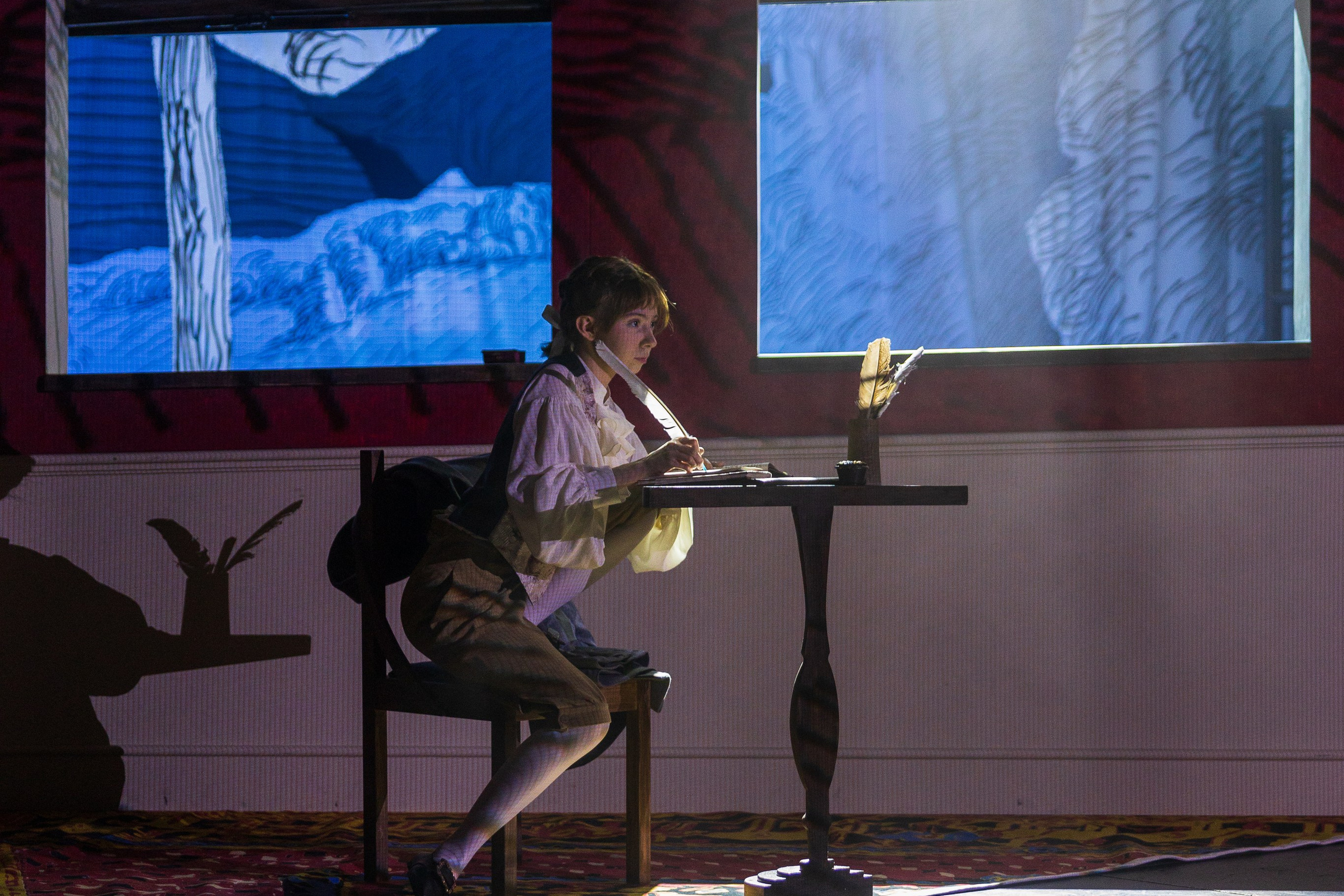 Декорации для спектакля «Аркадия» | Мастерская Петра Фоменко. История занавеса. Превращаем идею в технологию