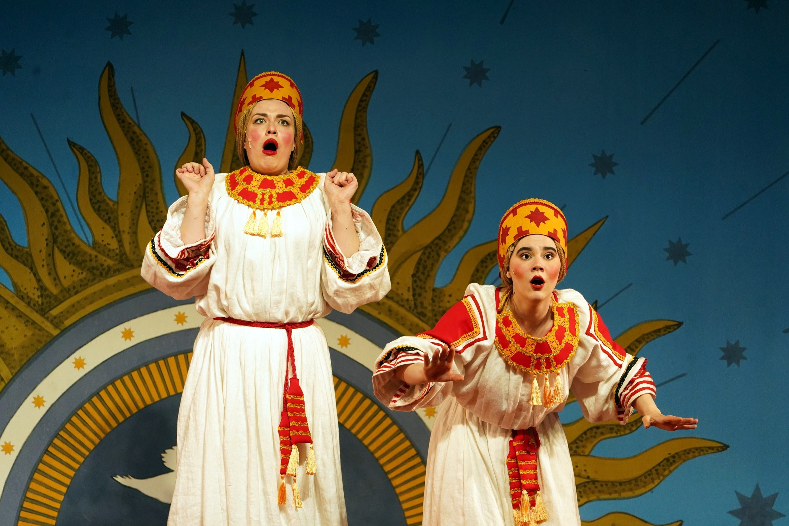 Декорации для оперы «Сказка о царе Салтане» | Театр Зазеркалье. История занавеса. Превращаем идею в технологию