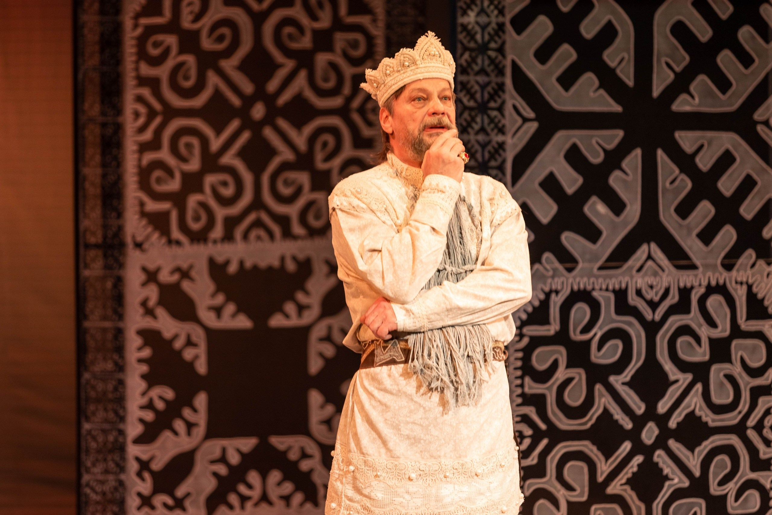 Декорации для спектакля «Снегурочка» | Историко-этнографический театр. История занавеса. Превращаем идею в технологию