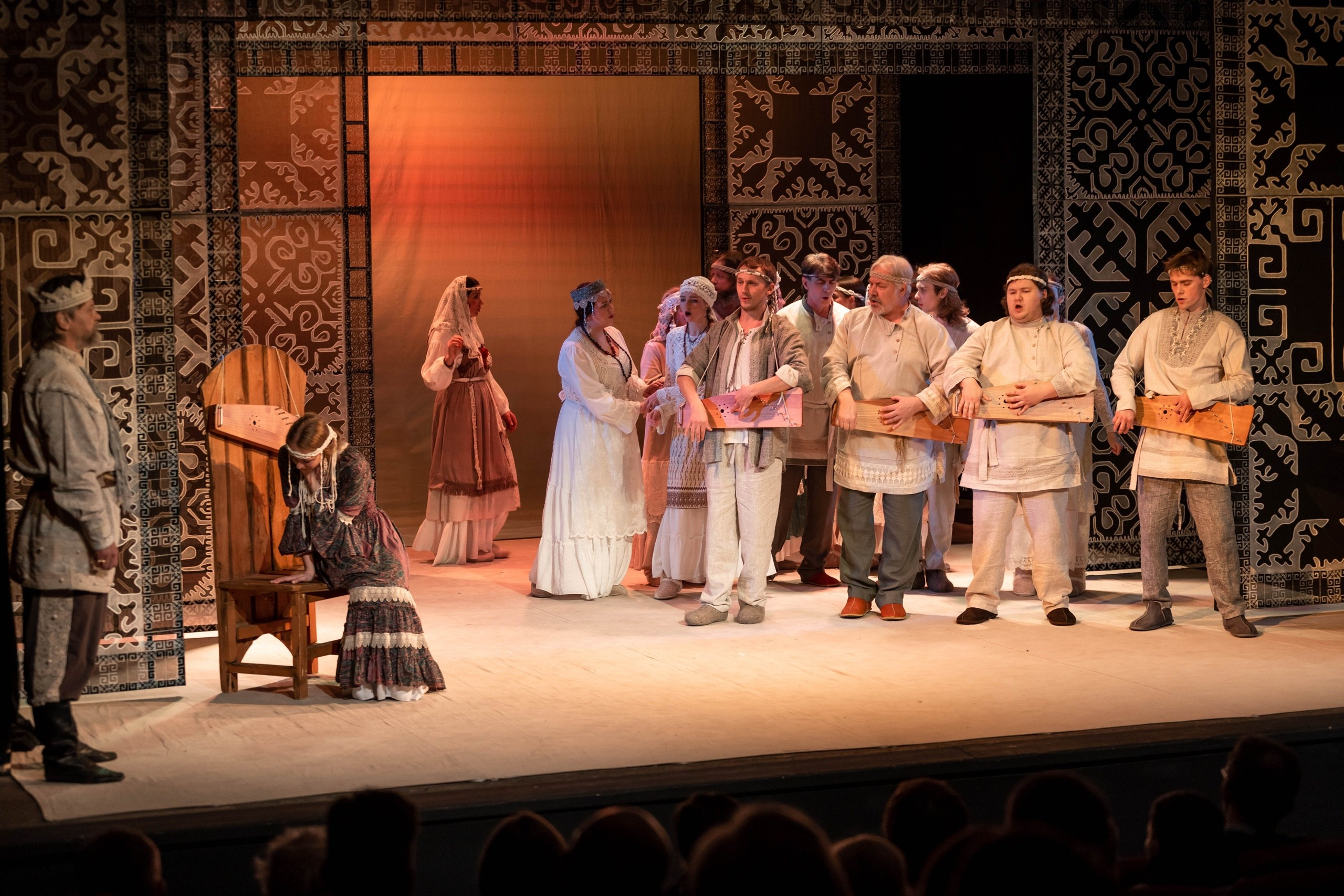 Декорации для спектакля «Снегурочка» | Историко-этнографический театр. История занавеса. Превращаем идею в технологию