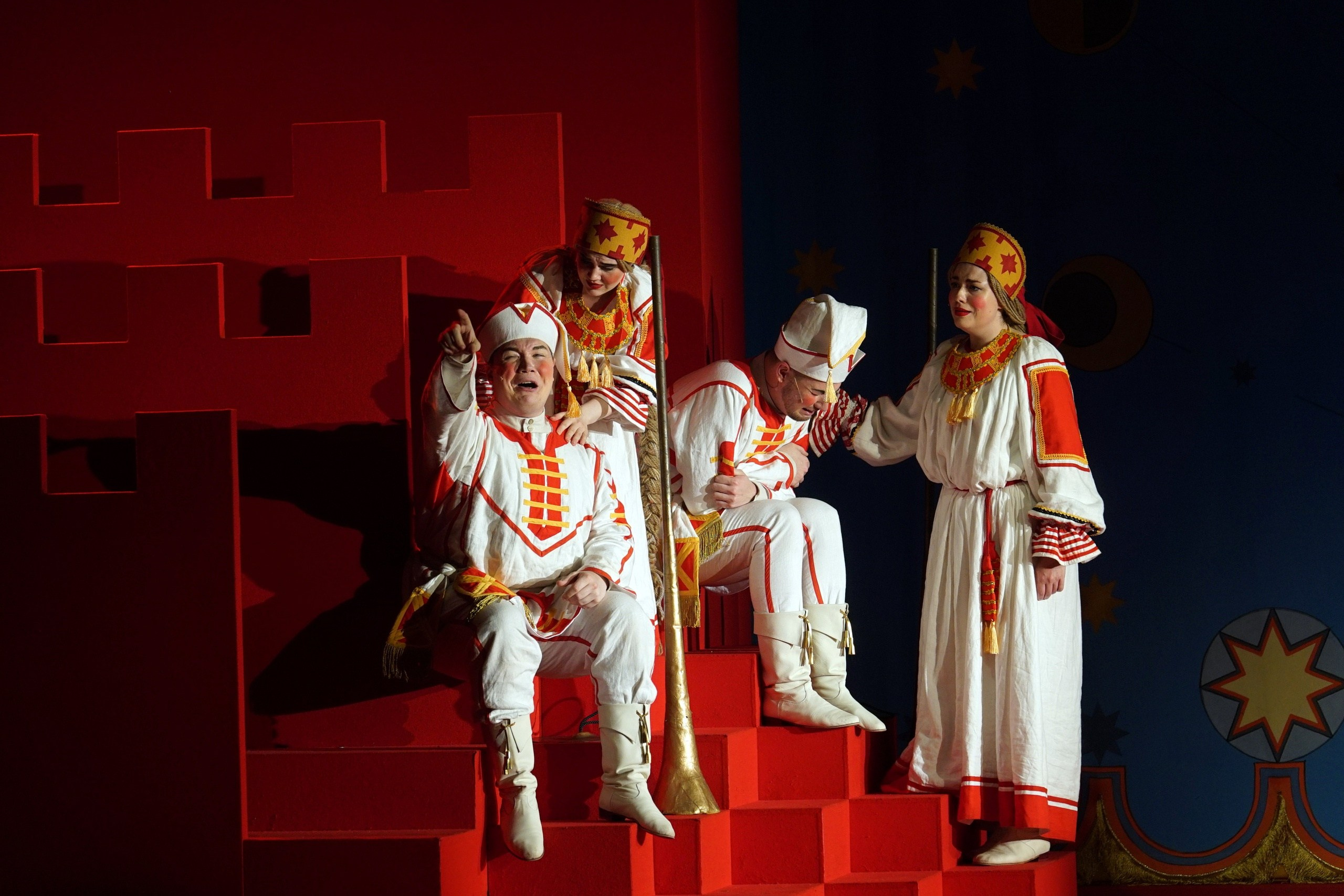 Декорации для оперы «Сказка о царе Салтане» | Театр Зазеркалье. История занавеса. Превращаем идею в технологию