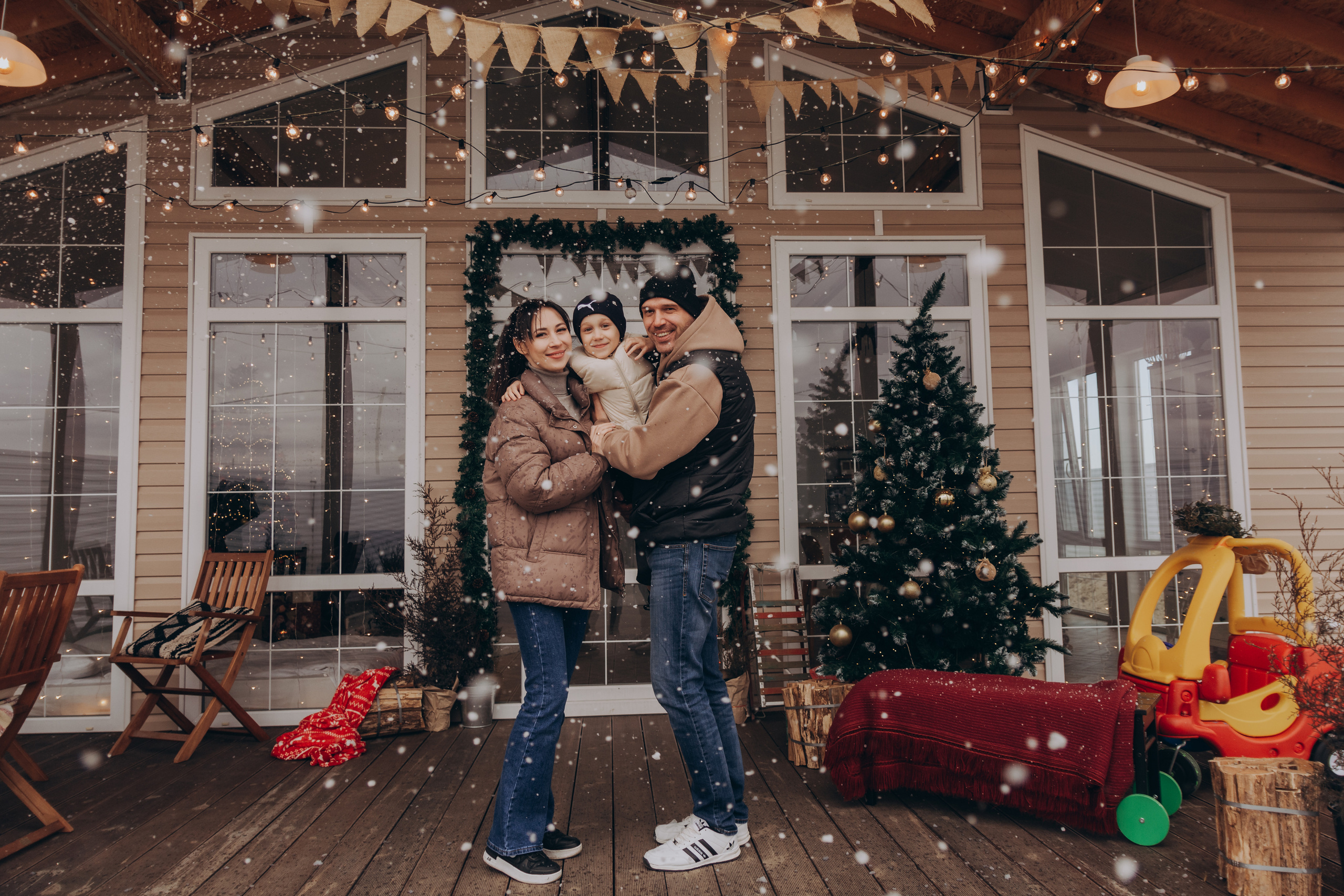 Новогодняя фотосессия Юлия и семья