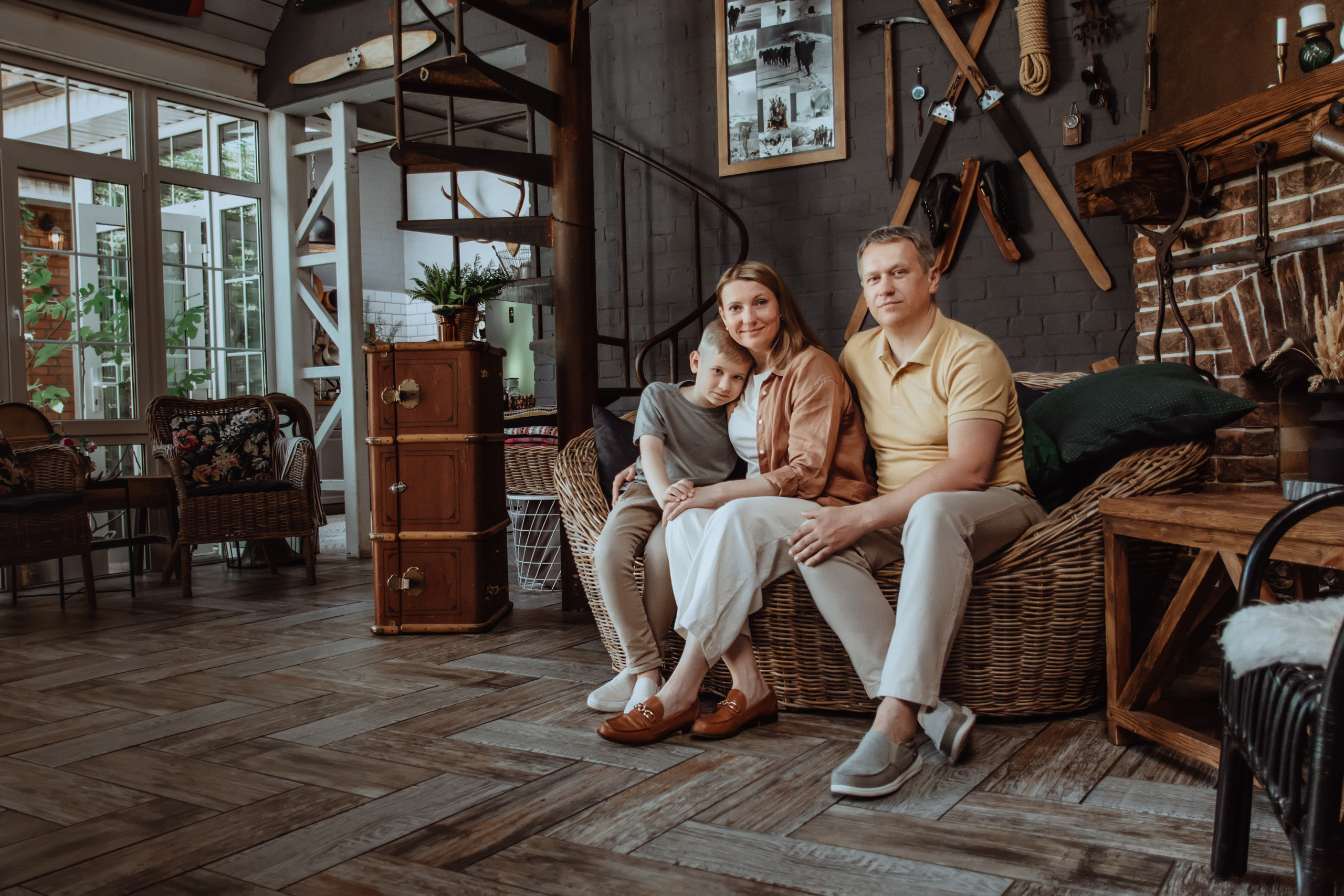 Семейная фотосессия Таня, Максим и Тихон