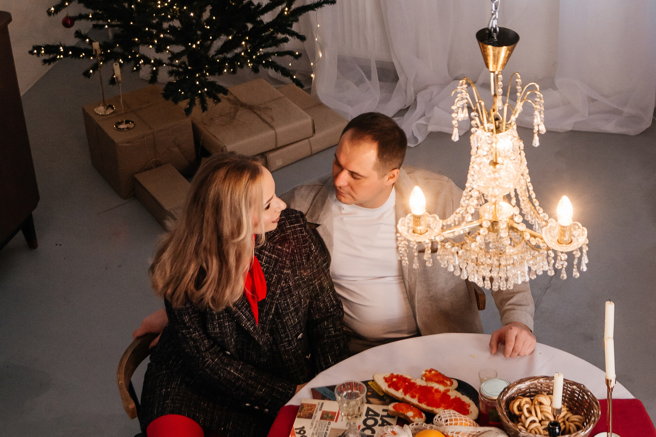 Ретро съемка в стиле «Январская вьюга» или Russian girls