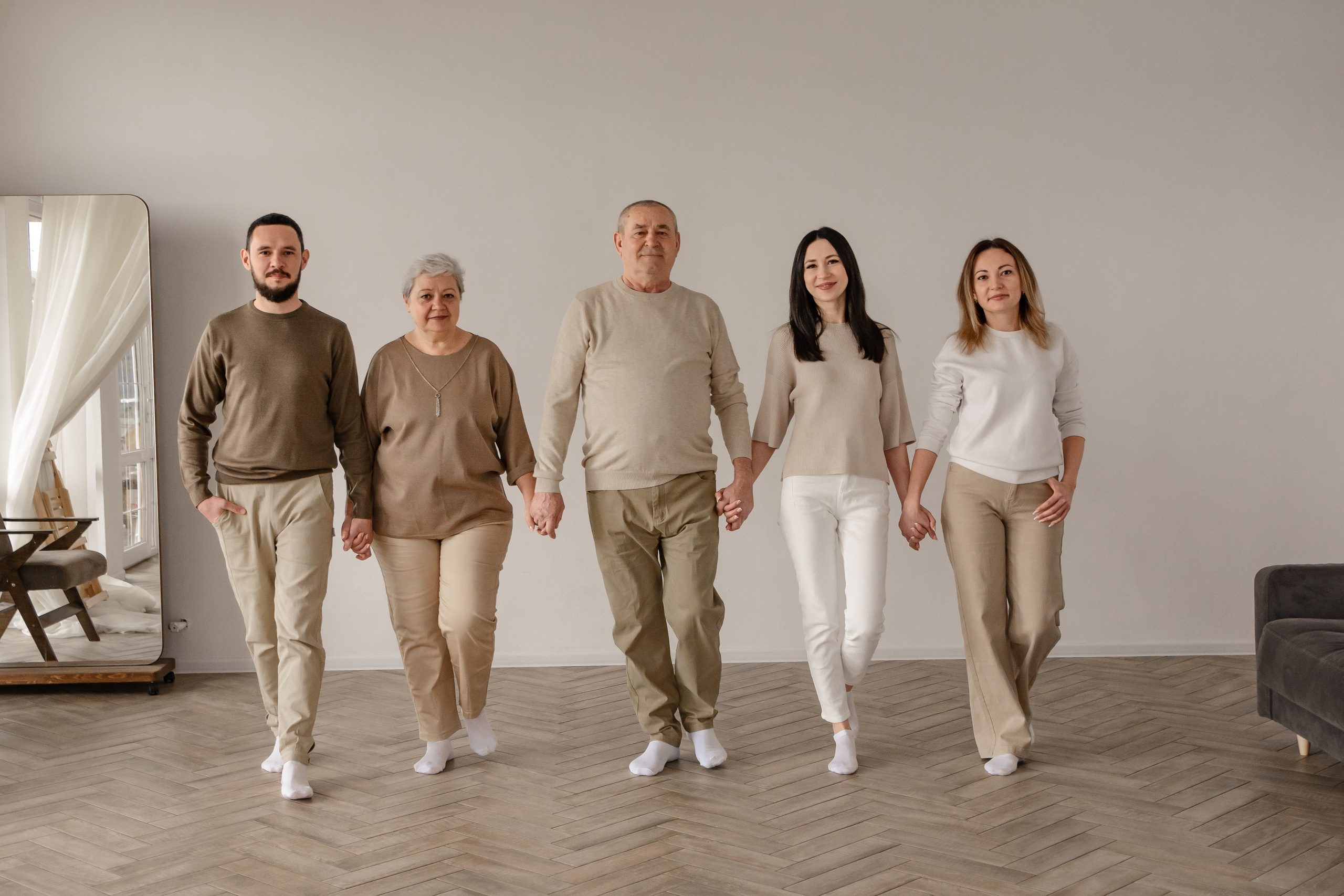 Семейная фотосессия со взрослыми детьми