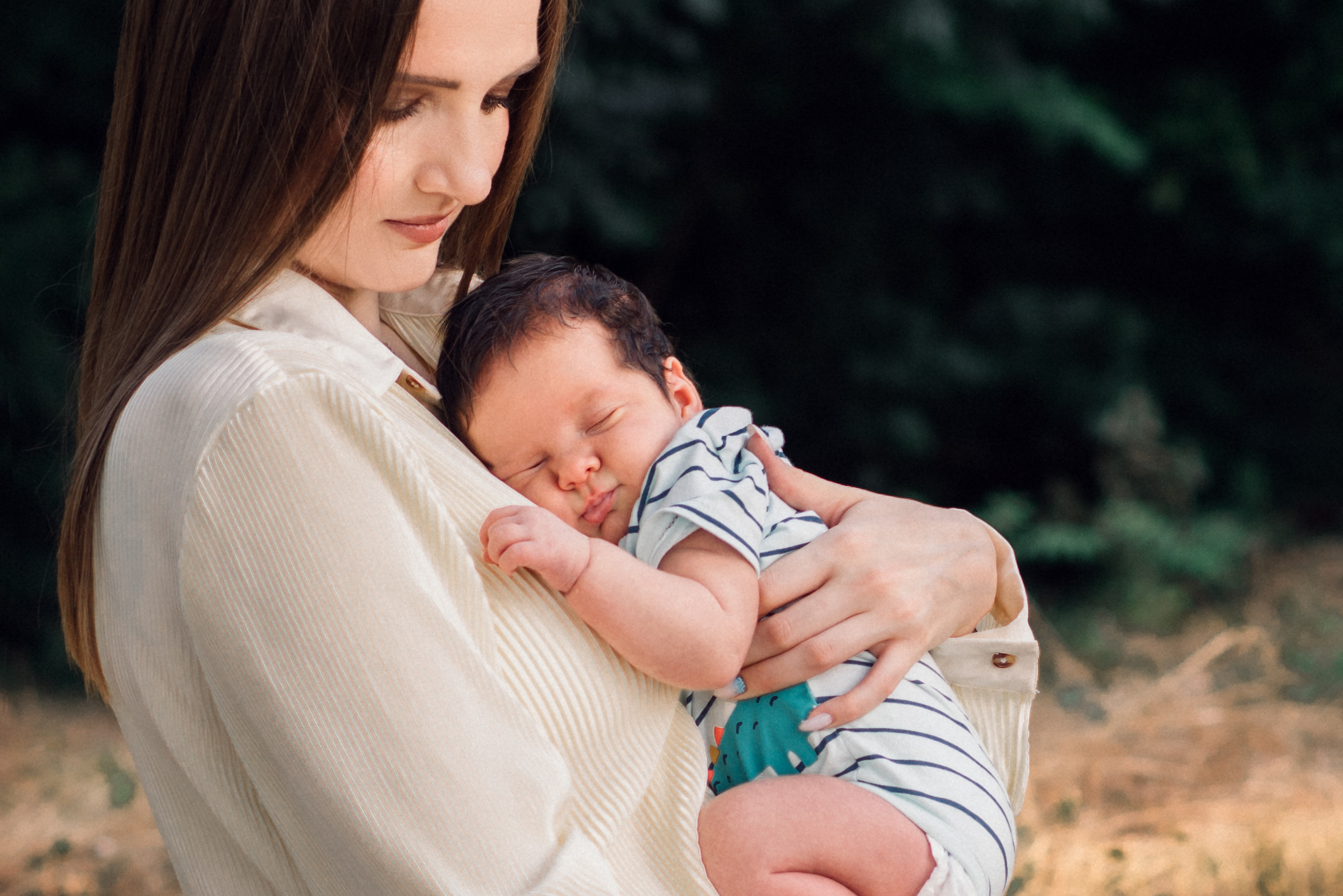 Летняя прогулка Оля и ее семья