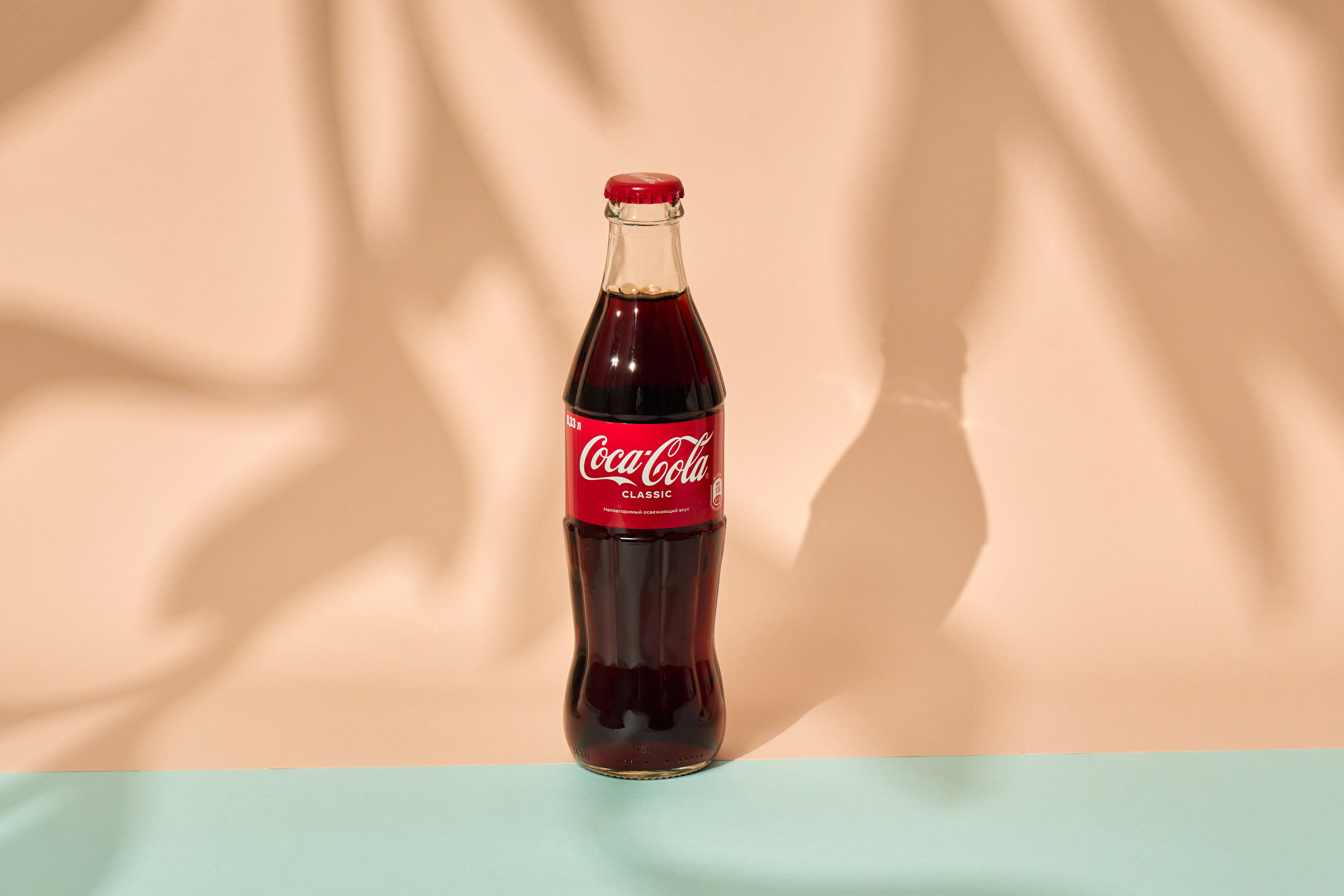 Предметная фотосъёмка coca-cola