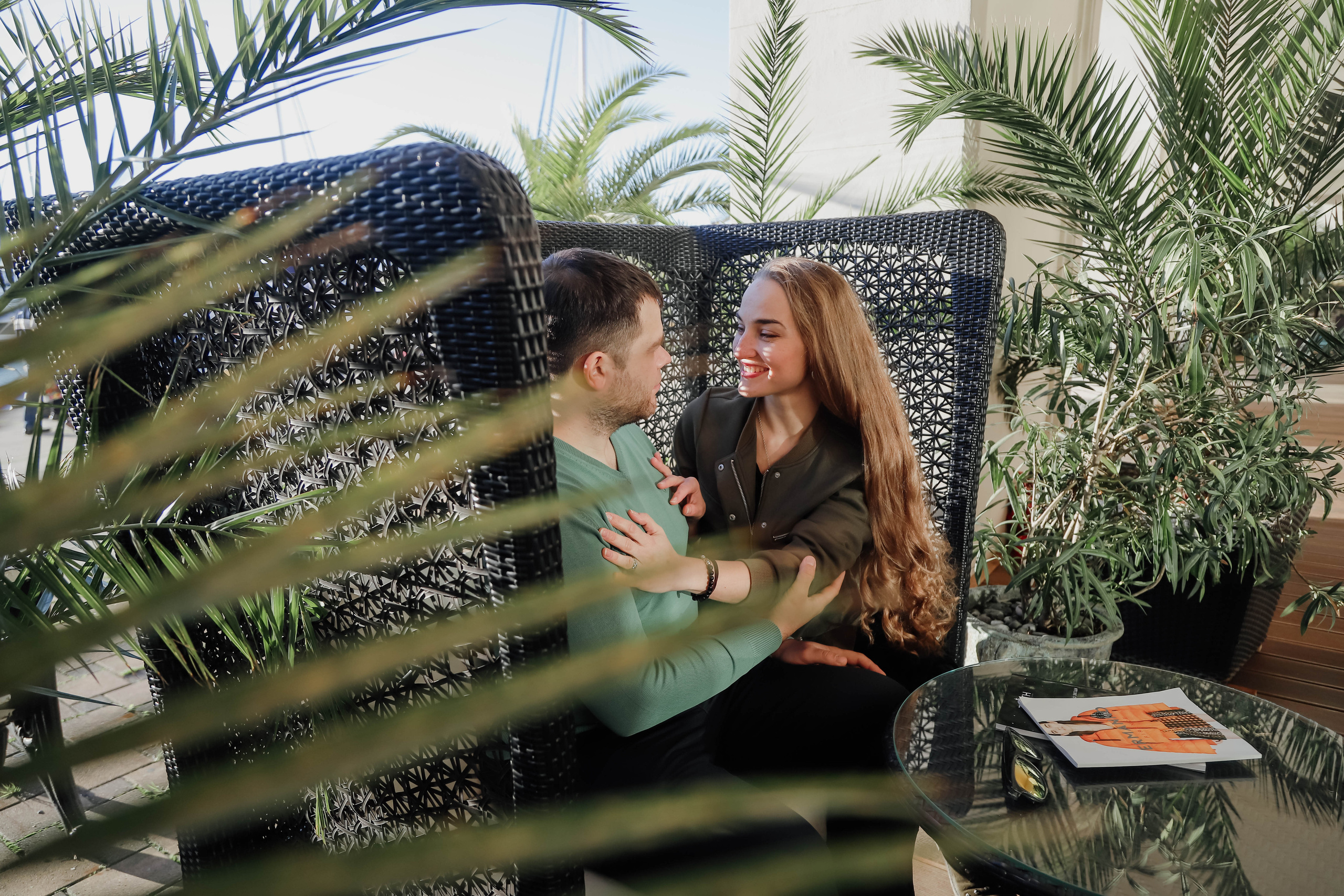 Анастасия с мужем