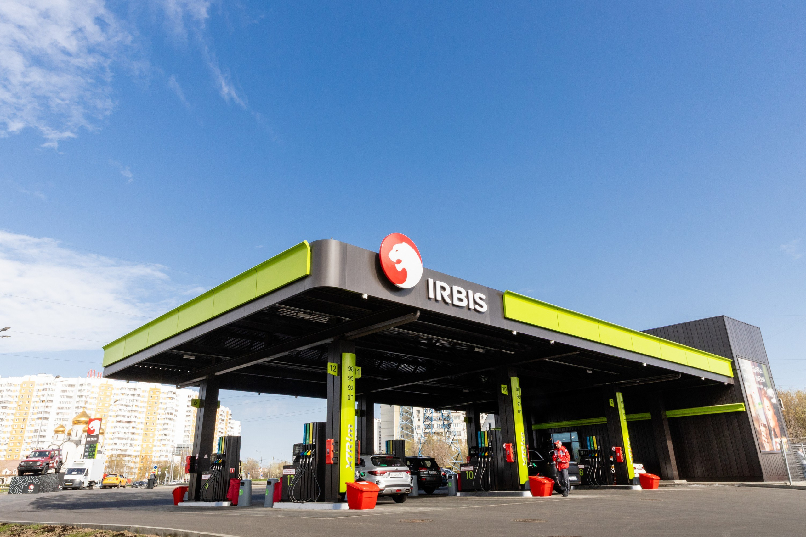 Открытие АЗС «IRBIS»