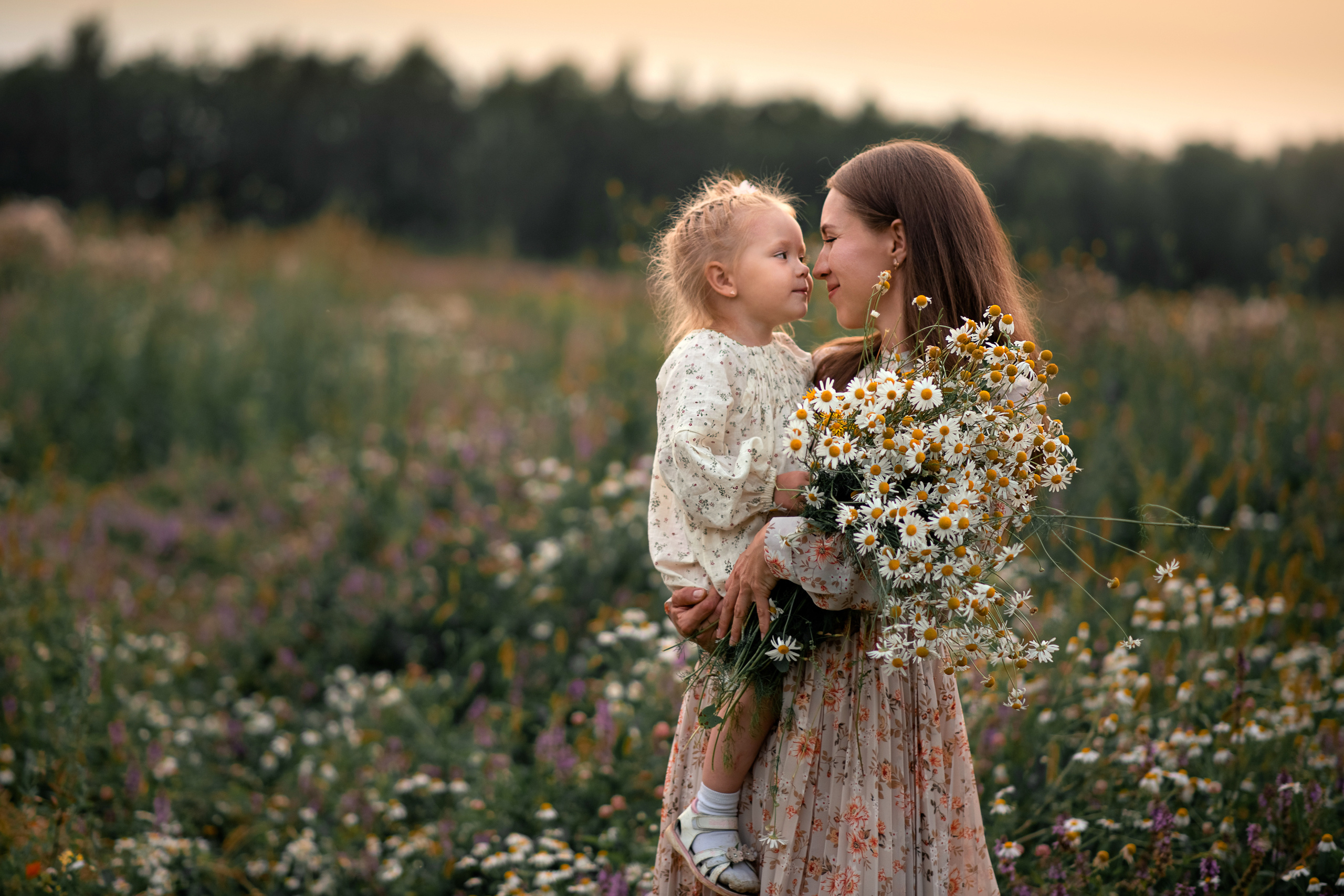 Семейная фотосессия в поле